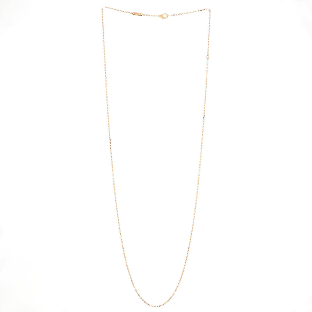 Trace Chain Necklace 18K Yellow Gold 70cm