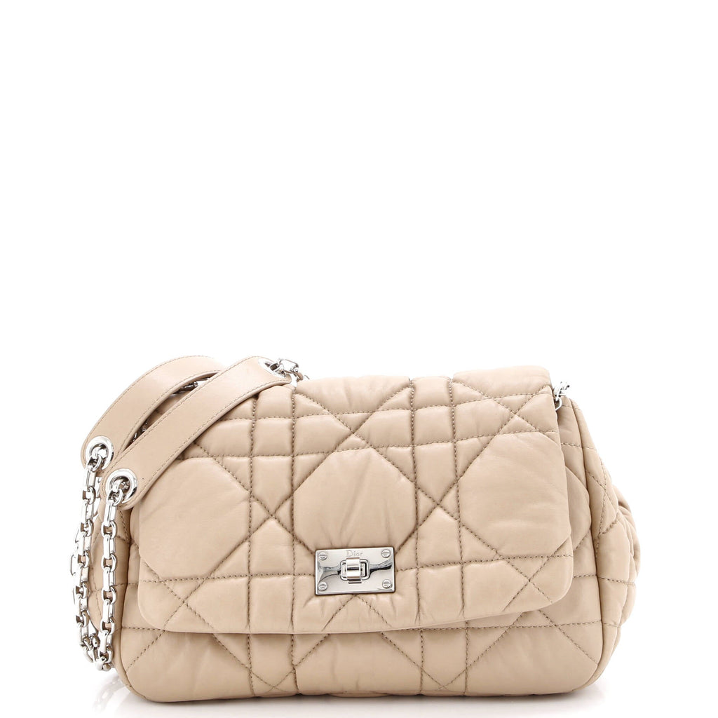 Milly La Foret Handbag Cannage Quilt Lambskin Small