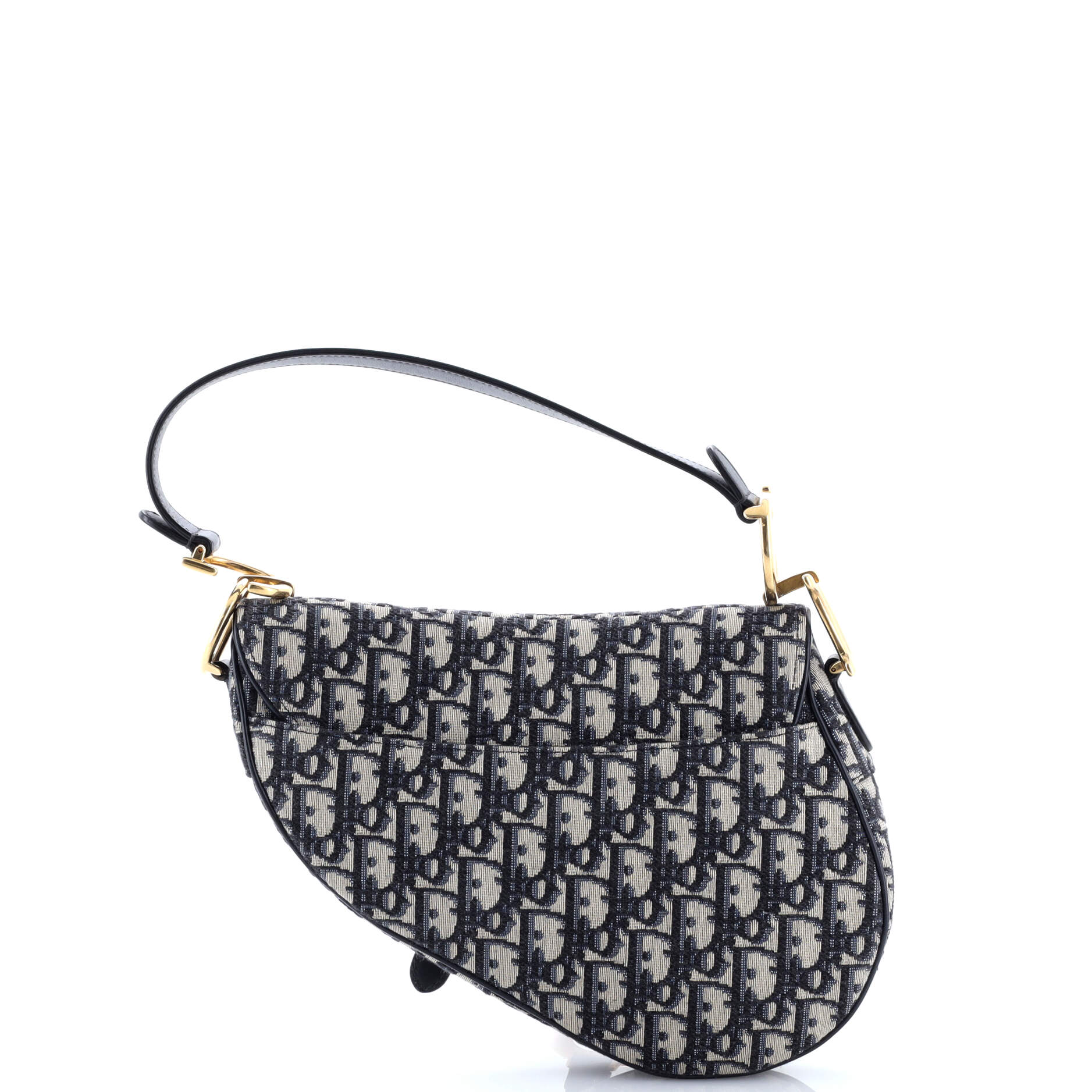 Saddle Handbag Oblique Canvas Mini