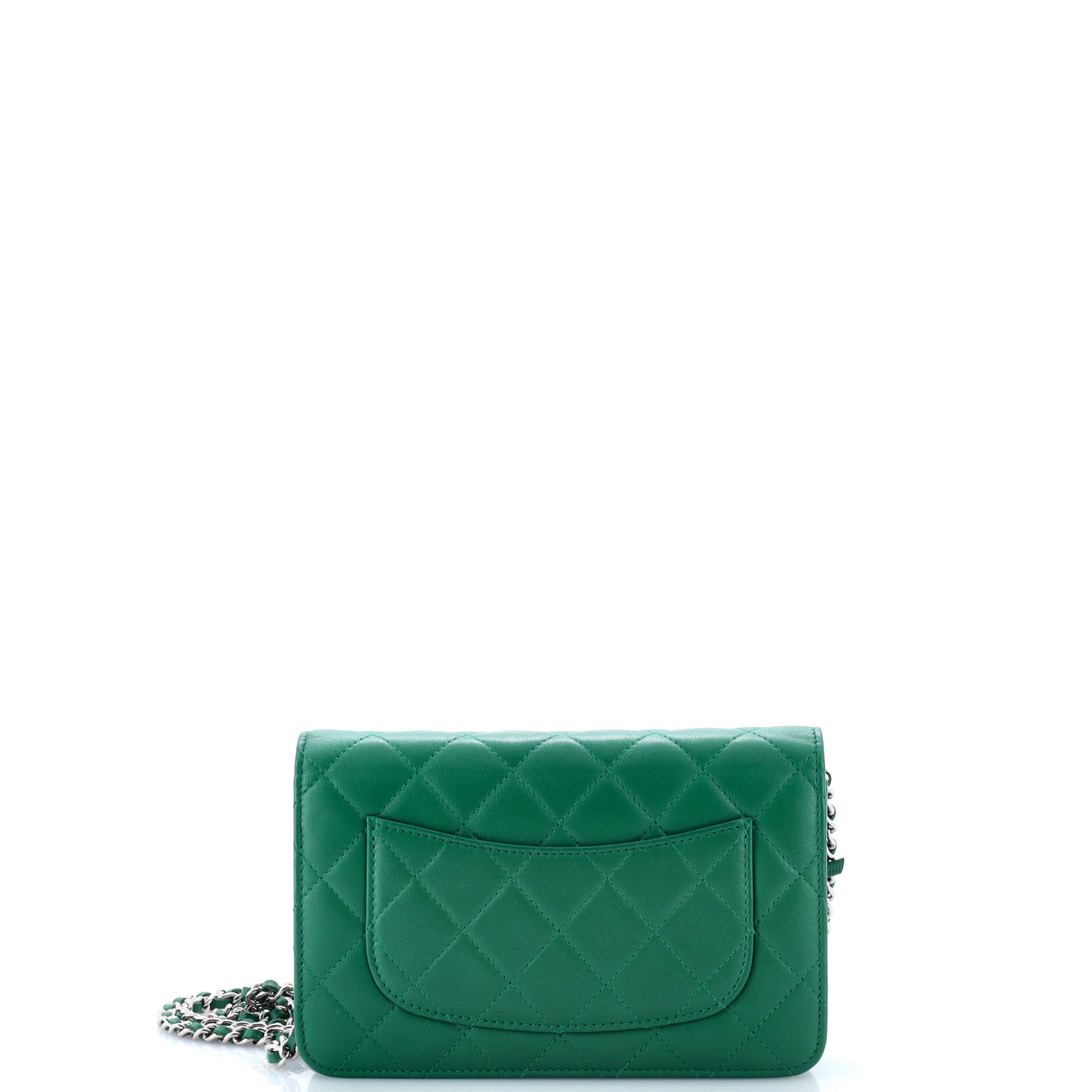 Wallet on Chain Quilted Lambskin