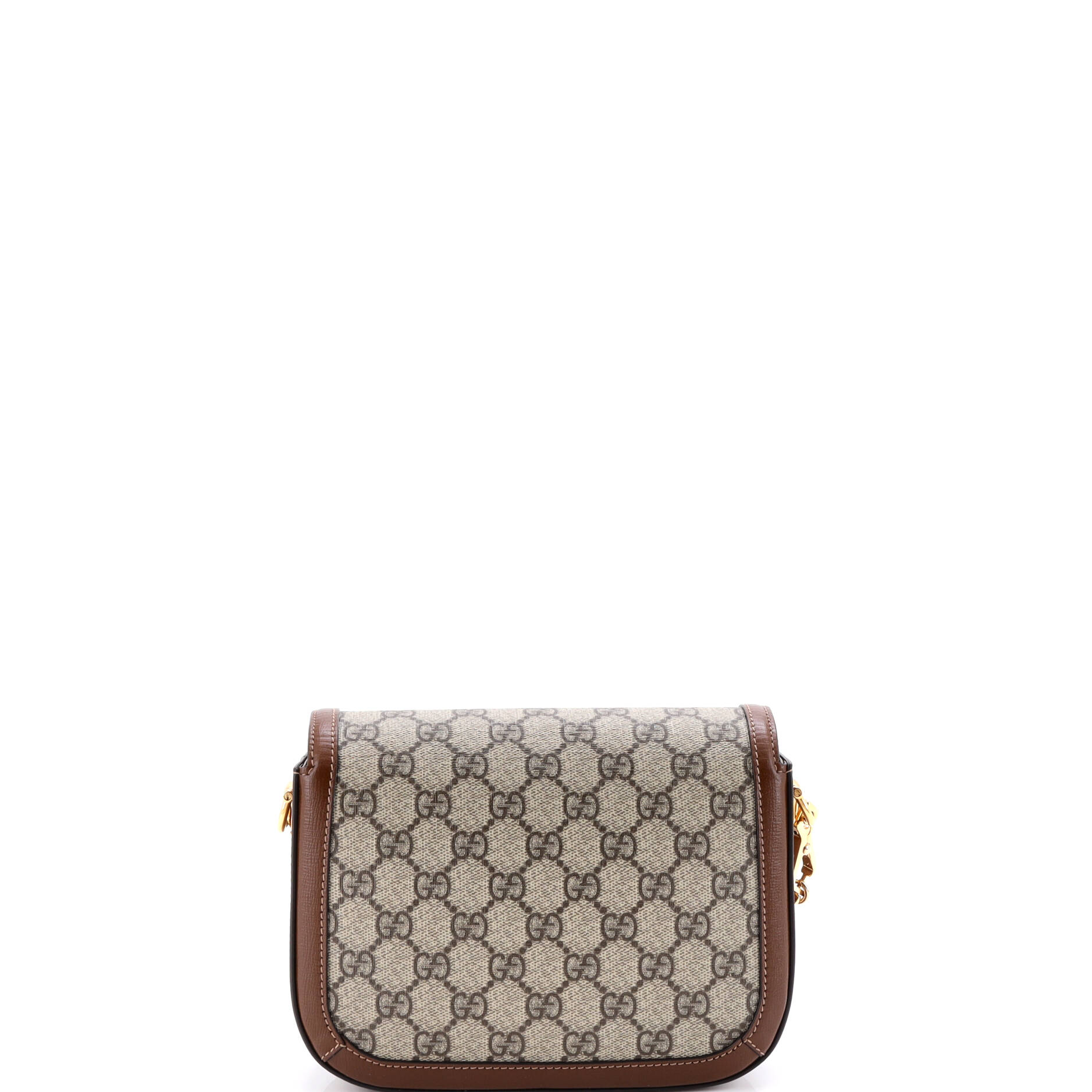 Horsebit 1955 Shoulder Bag GG Coated Canvas with Leather Mini