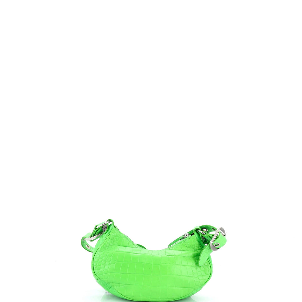 Le Cagole Giant Studs Shoulder Bag Leather XS