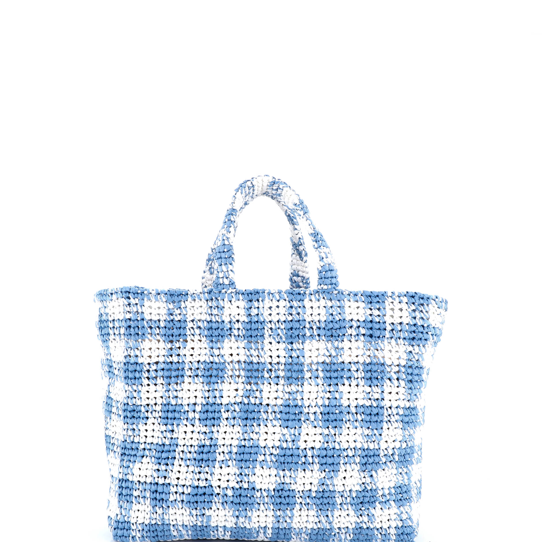 Logo Tote Raffia Large