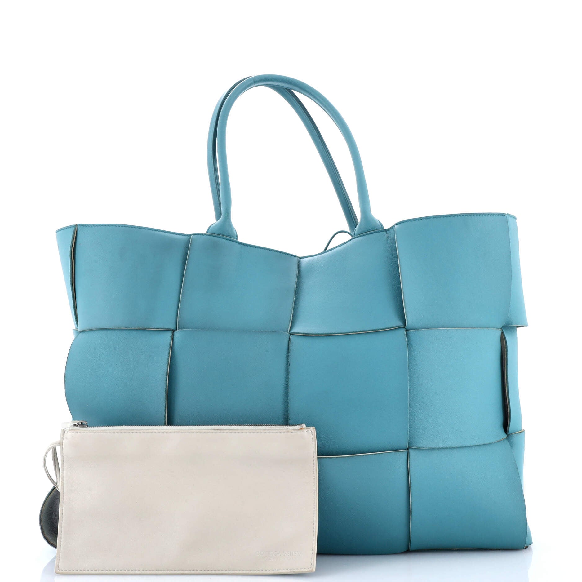 Arco Tote Maxi Intrecciato Leather Large