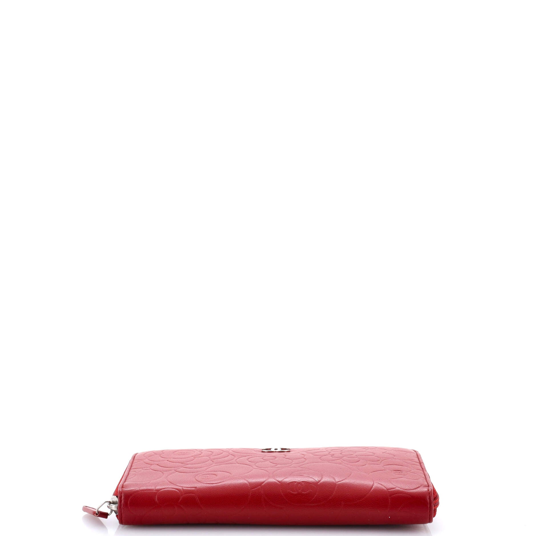 Zip Around Wallet Camellia Lambskin