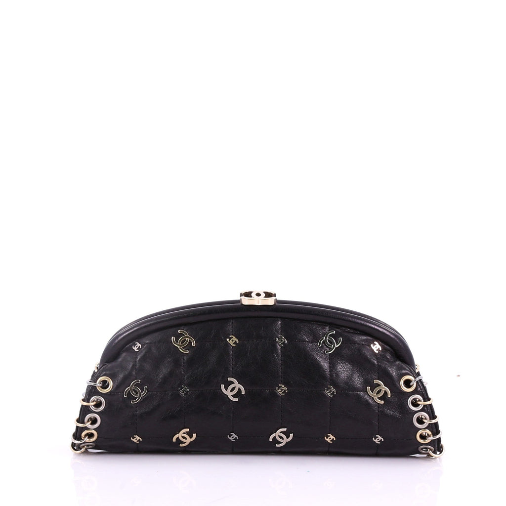 CC Punk Timeless Clutch Quilted Leather