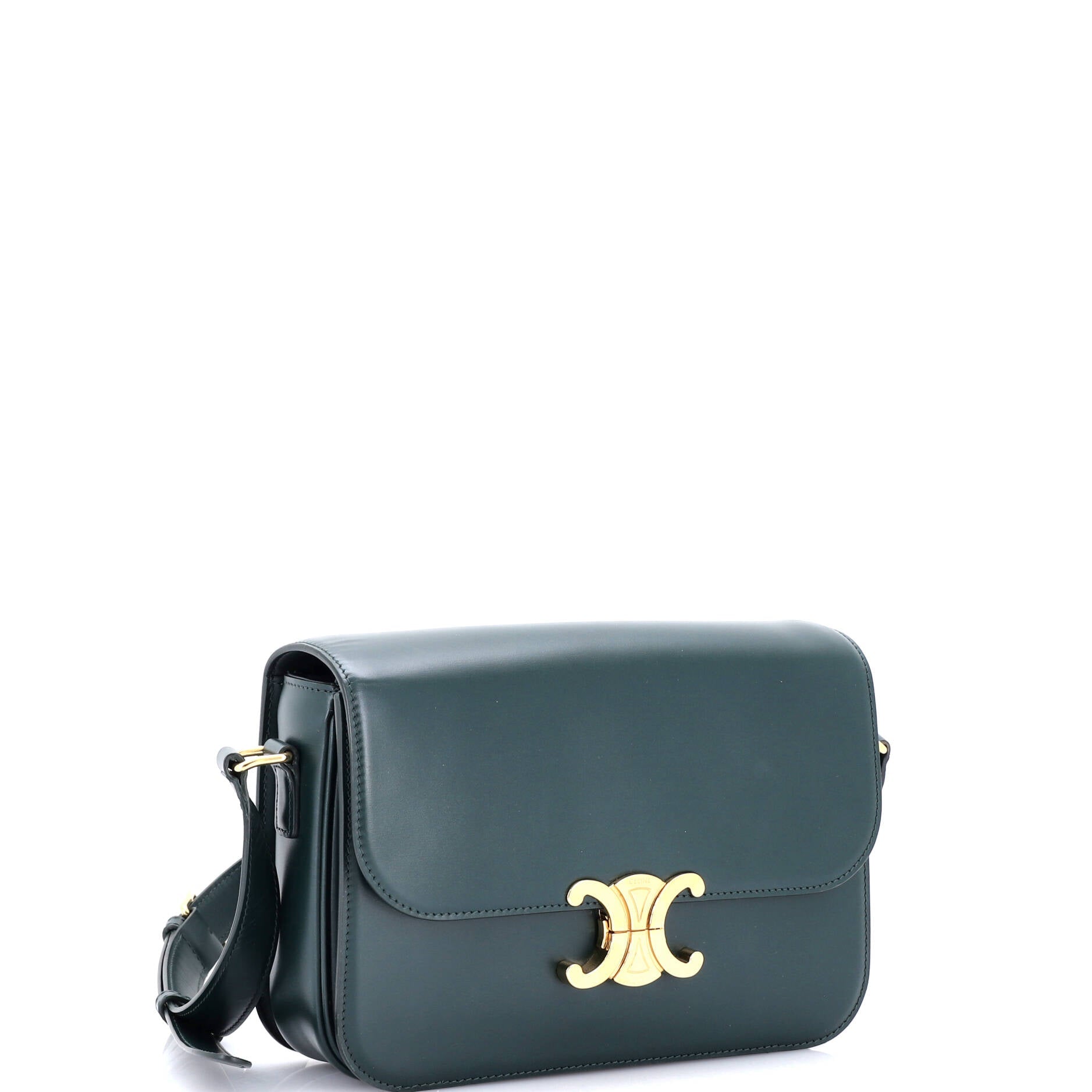 Triomphe Shoulder Bag Smooth Calfskin Medium