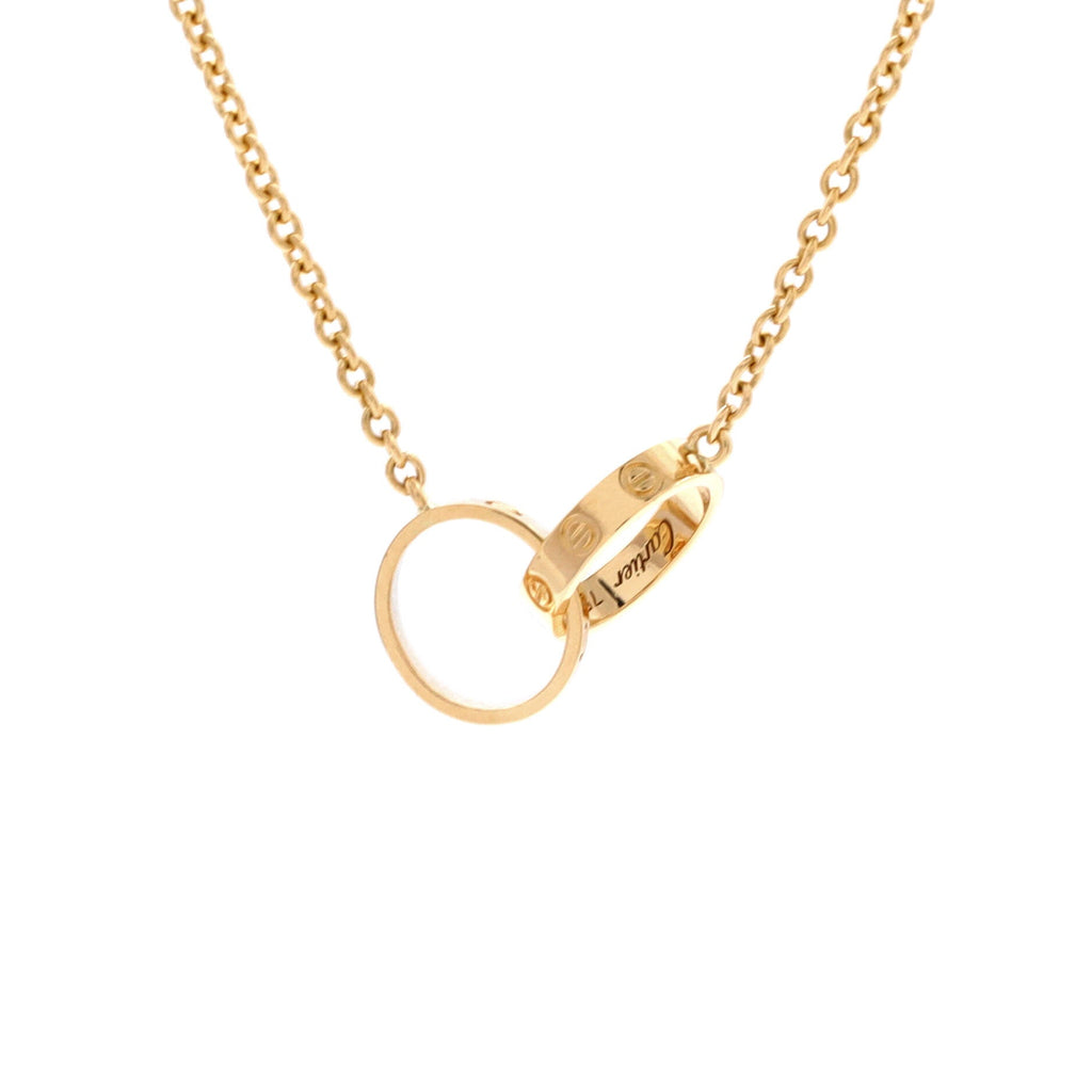 Love Interlocking Necklace 18K Yellow Gold