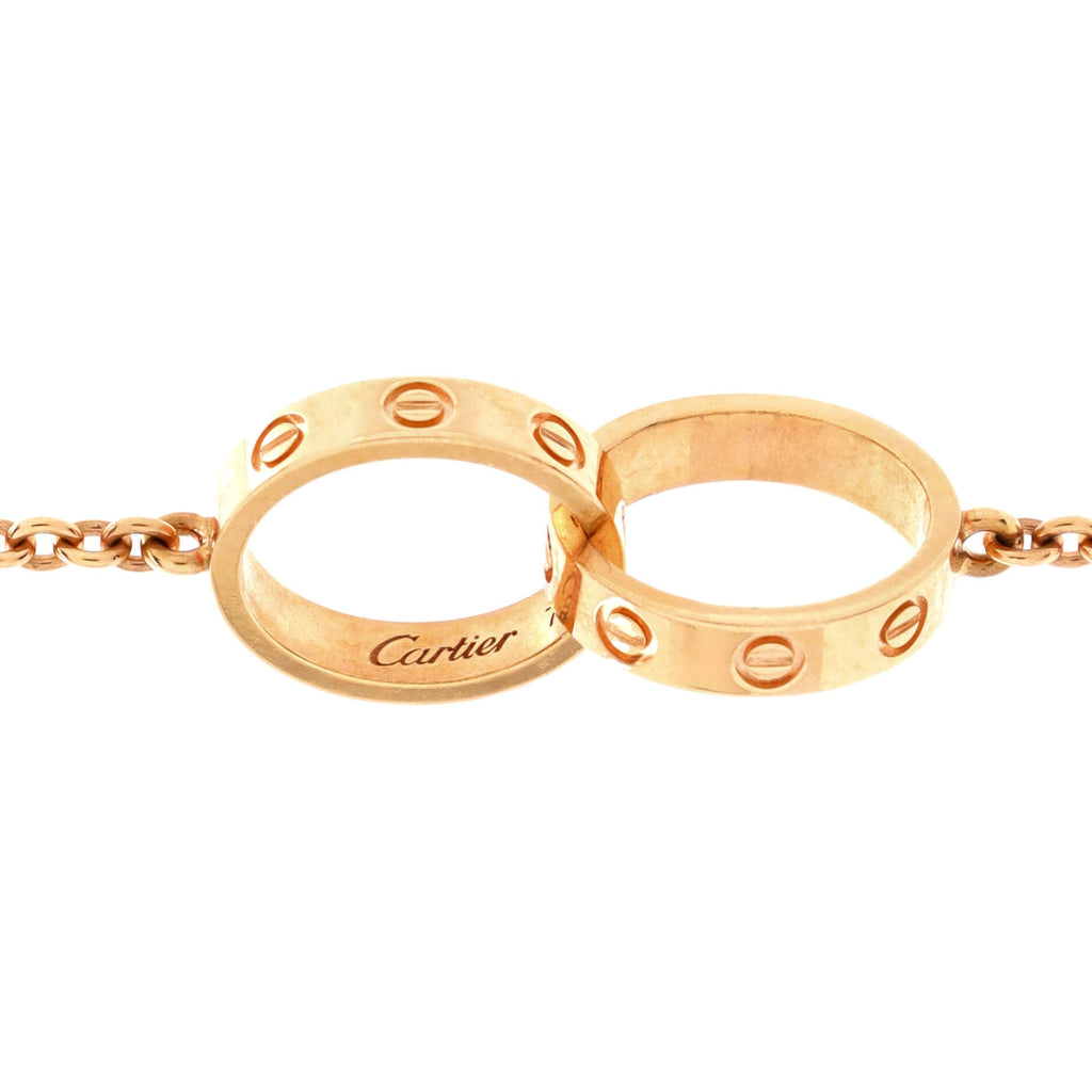 Love Interlocking Bracelet 18K Rose Gold