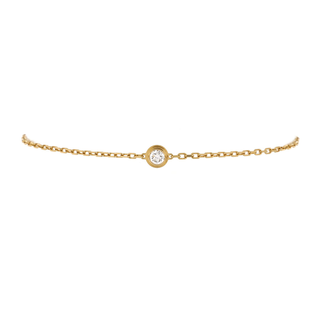 D'Amour Bracelet 18K Yellow Gold and Diamond