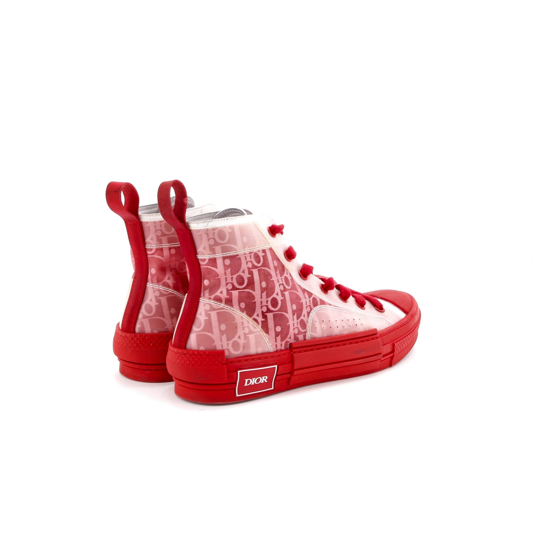 Men's B23 High-Top Sneakers Oblique Coated Canvas and PVC