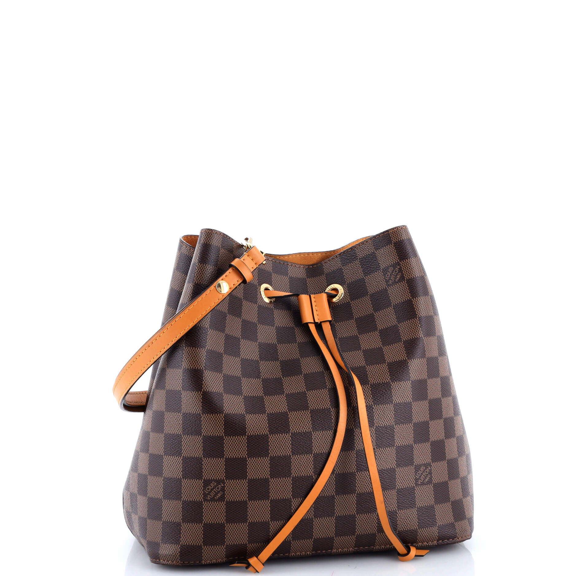 NeoNoe Handbag Damier with Leather MM