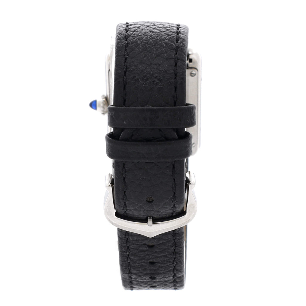 Must de Cartier Tank Quartz Watch Stainless Steel and Leather 22