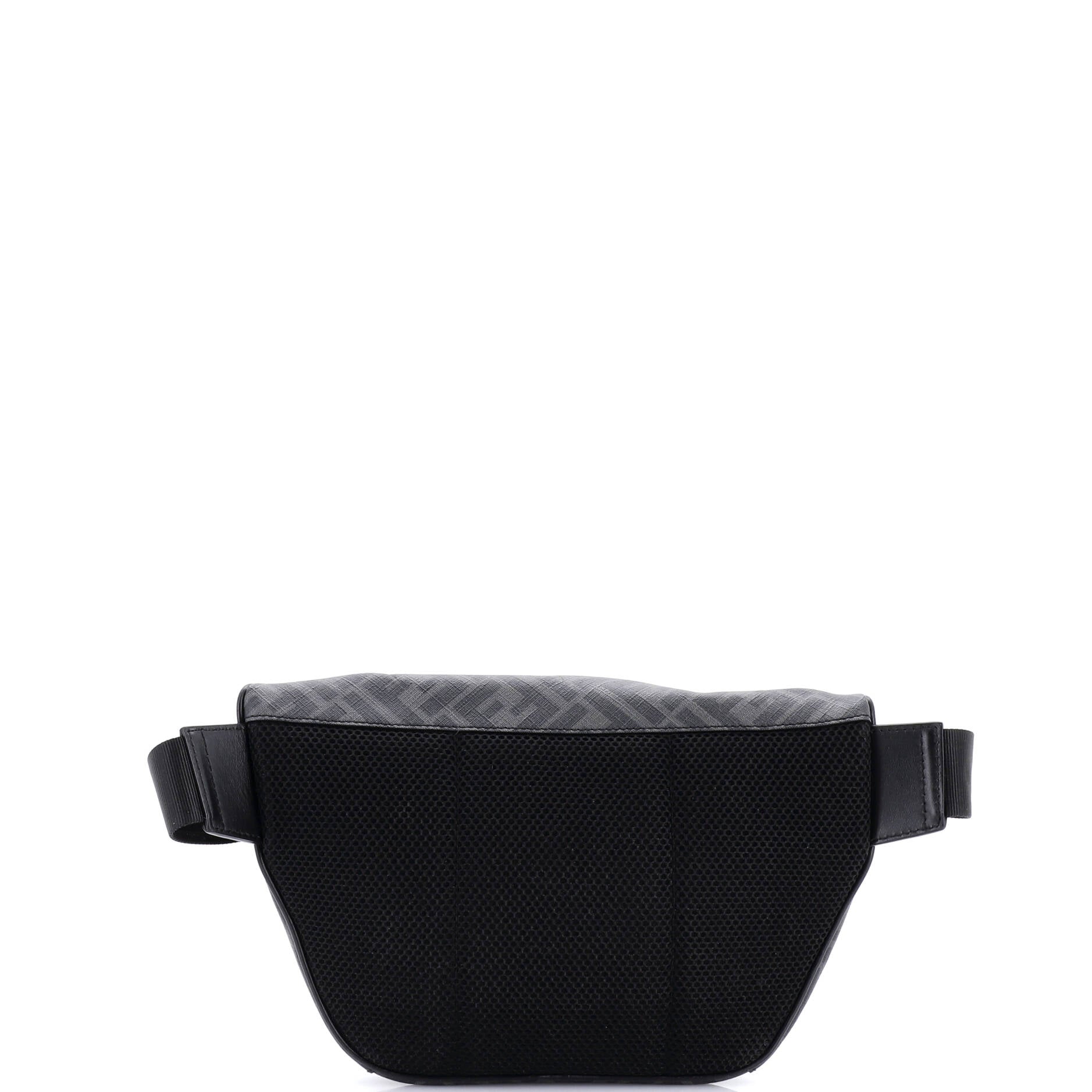 FF 1974 Logo Waist Bag Zucca Coated Canvas Medium