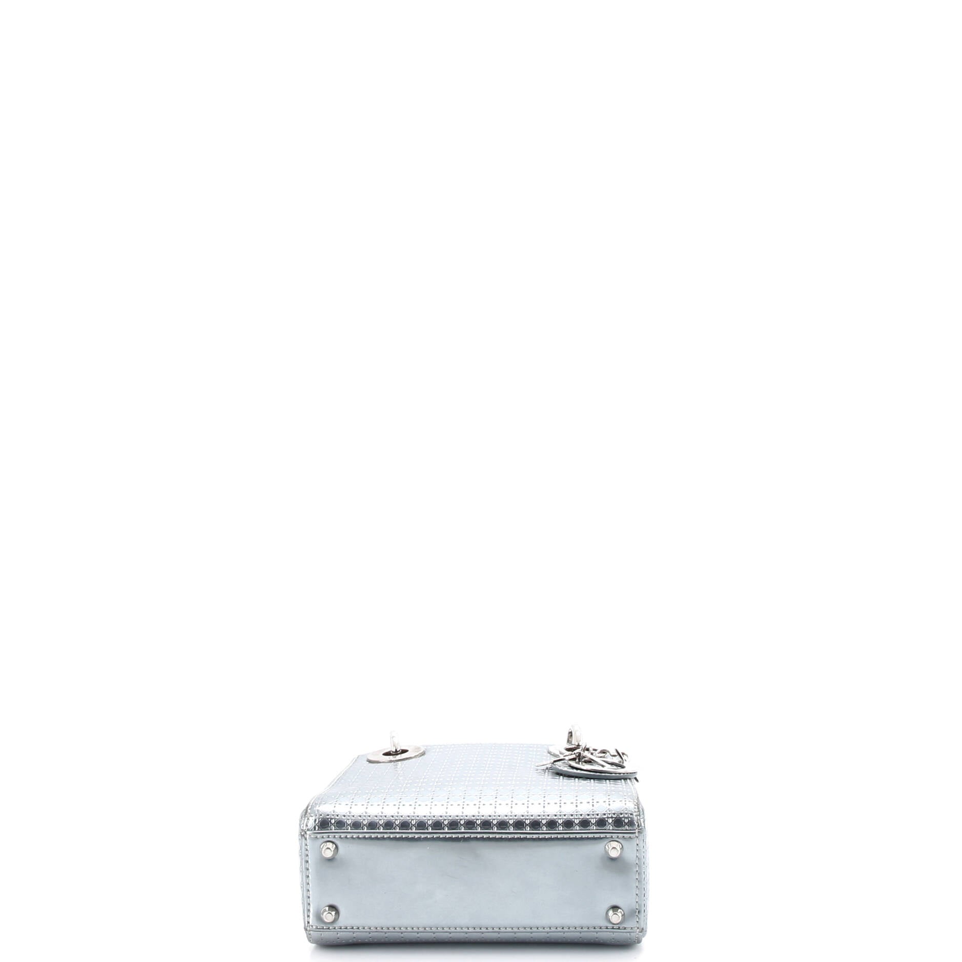Lady Dior Bag Micro Cannage Metallic Calfskin Mini