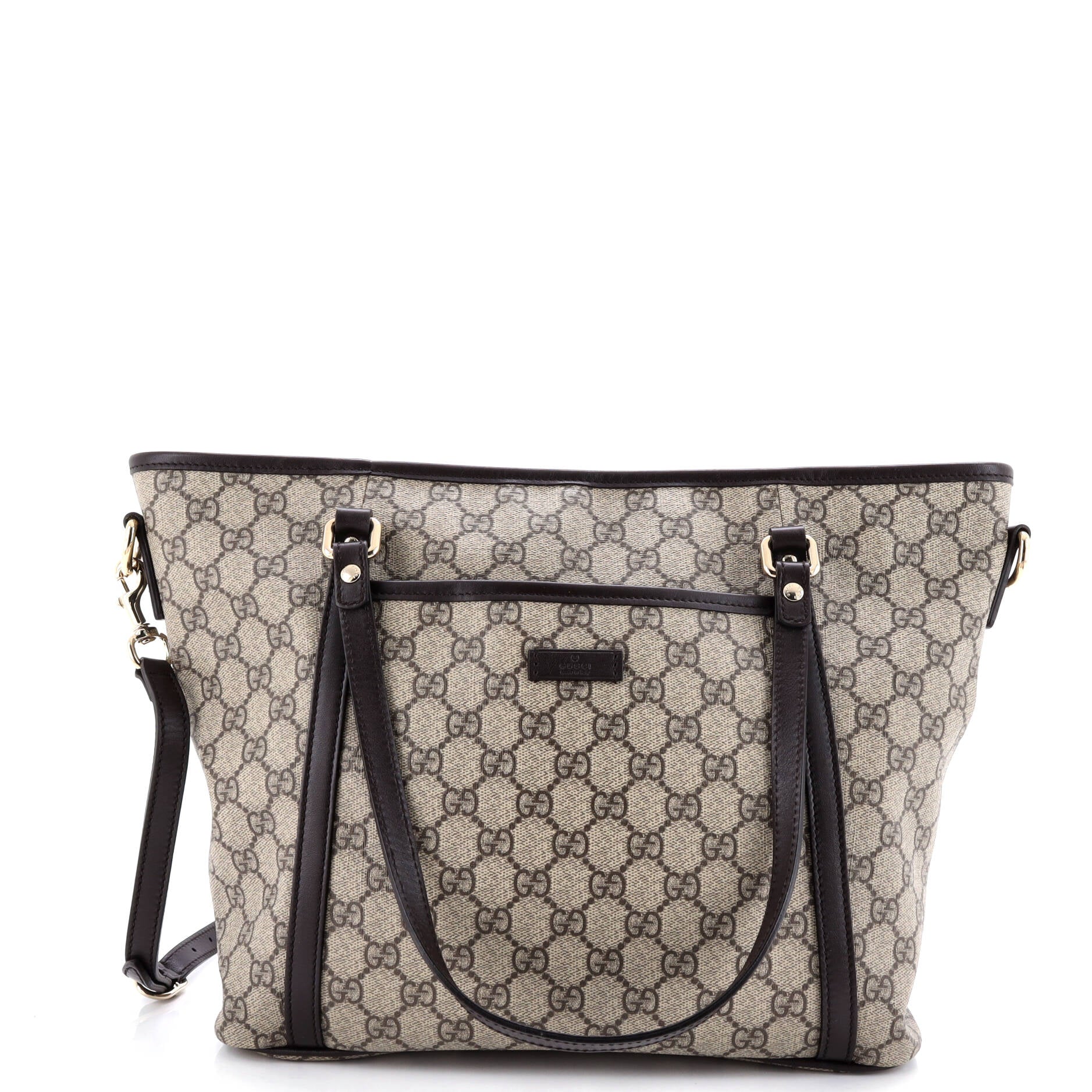 Front Pocket Convertible Tote GG Coated Canvas Medium