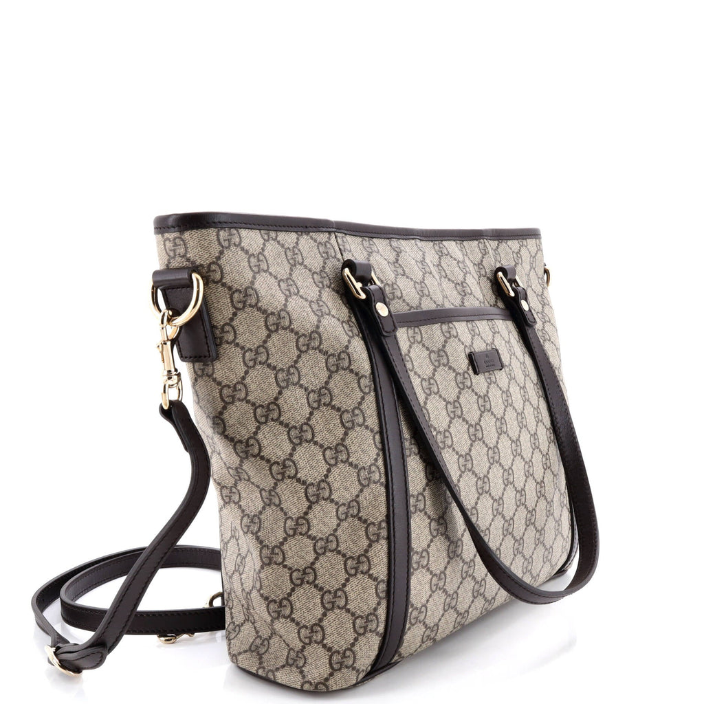Front Pocket Convertible Tote GG Coated Canvas Medium