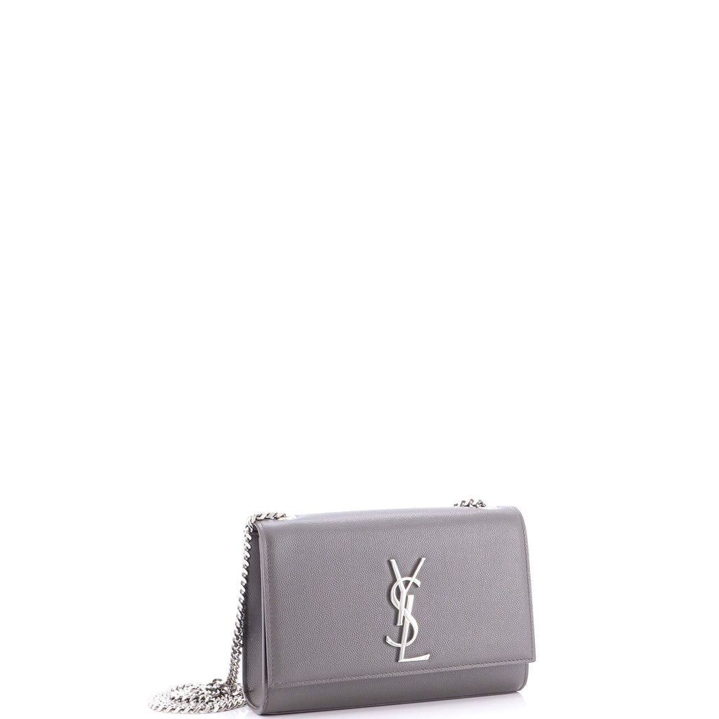 Classic Monogram Crossbody Bag Grainy Leather Small
