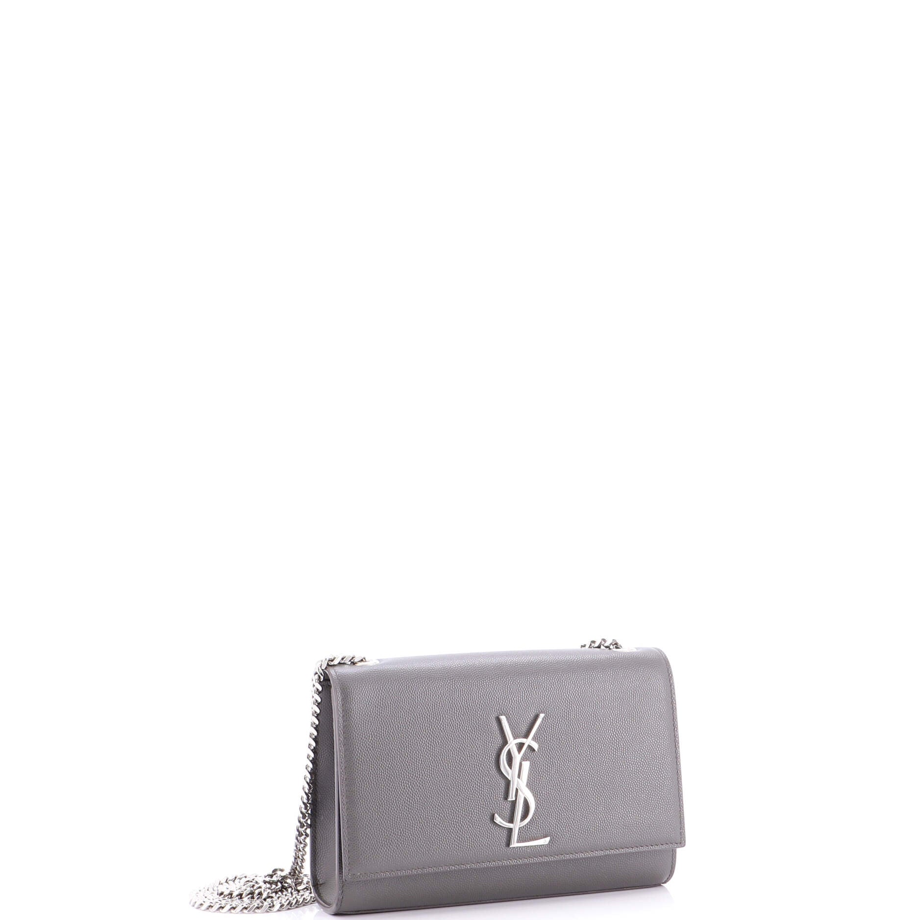 Classic Monogram Crossbody Bag Grainy Leather Small