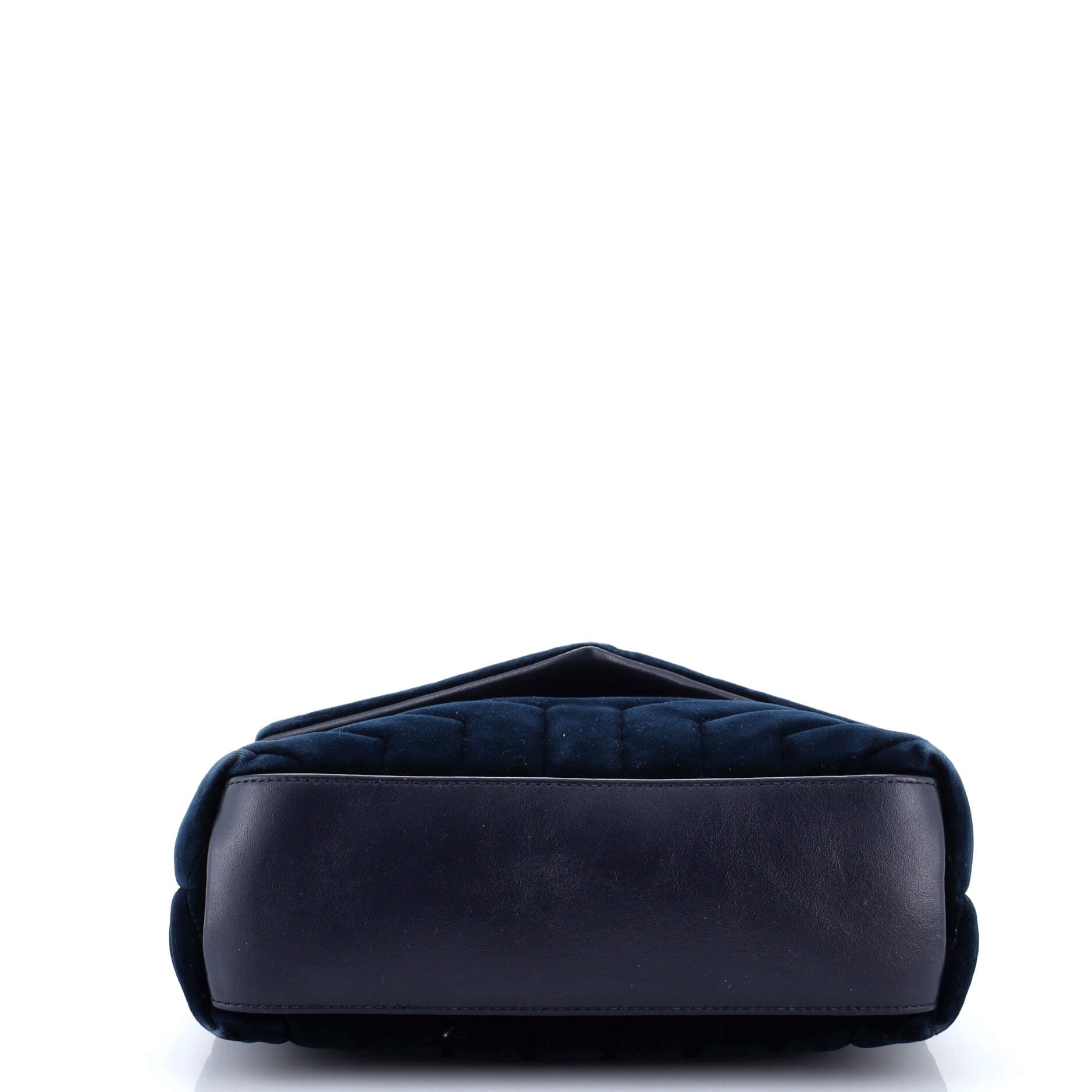 Loulou Shoulder Bag Matelasse Chevron Velvet Small