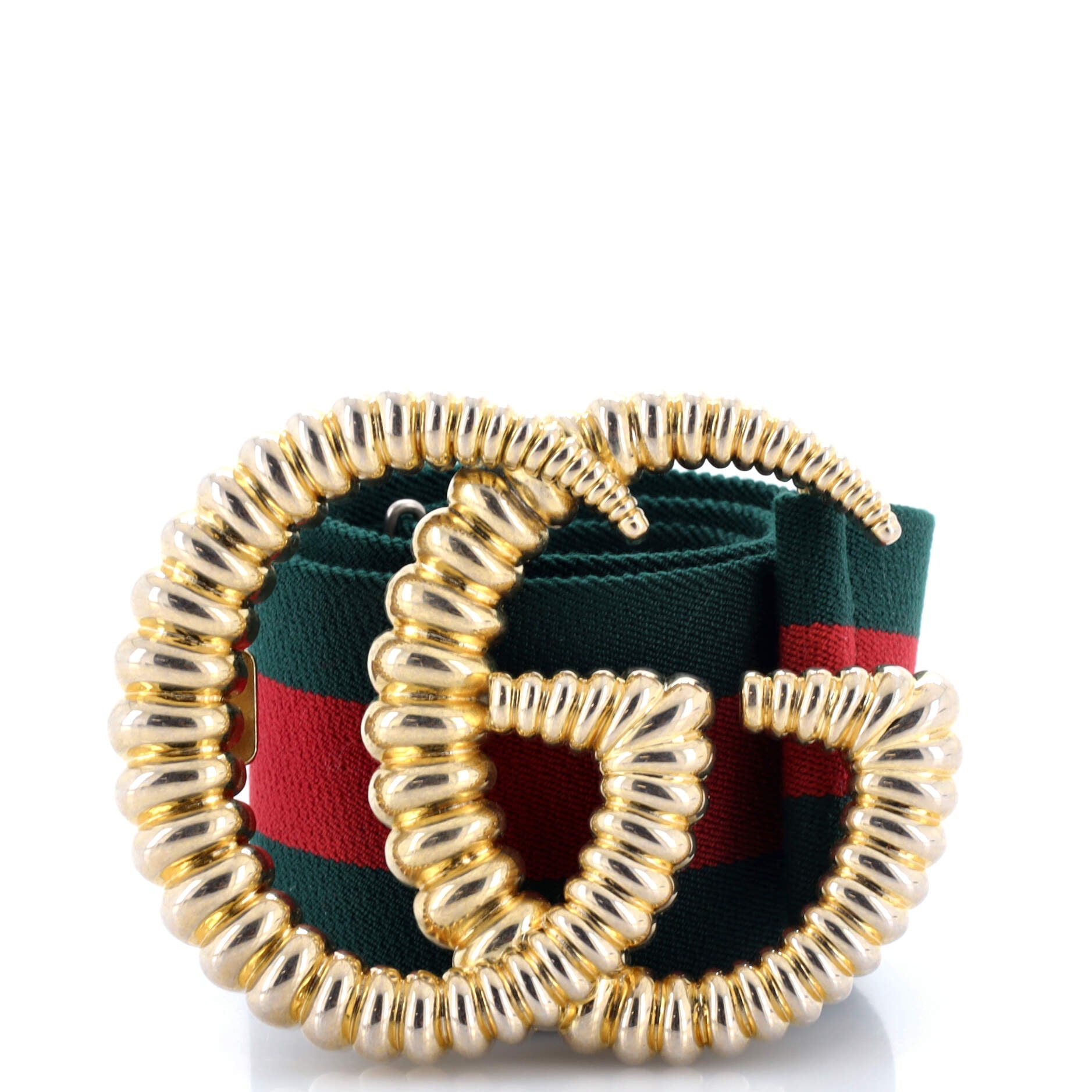 GG Torchon Web Belt Canvas Wide 105