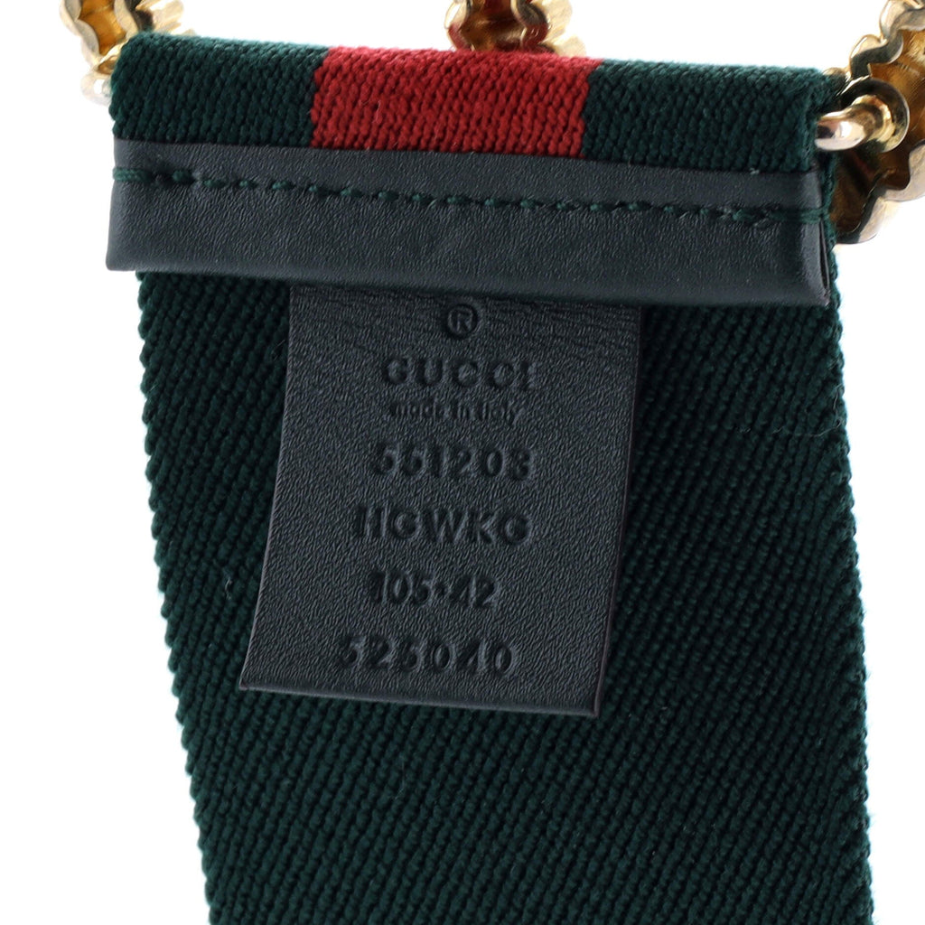 GG Torchon Web Belt Canvas Wide 105