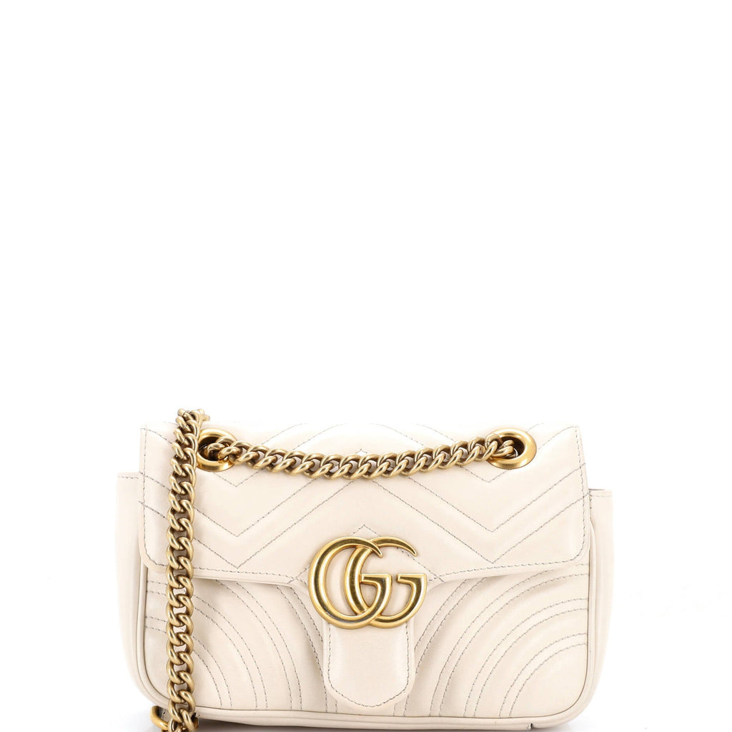 GG Marmont Flap Bag Matelasse Leather Mini