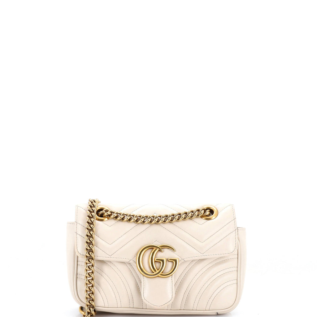 GG Marmont Flap Bag Matelasse Leather Mini