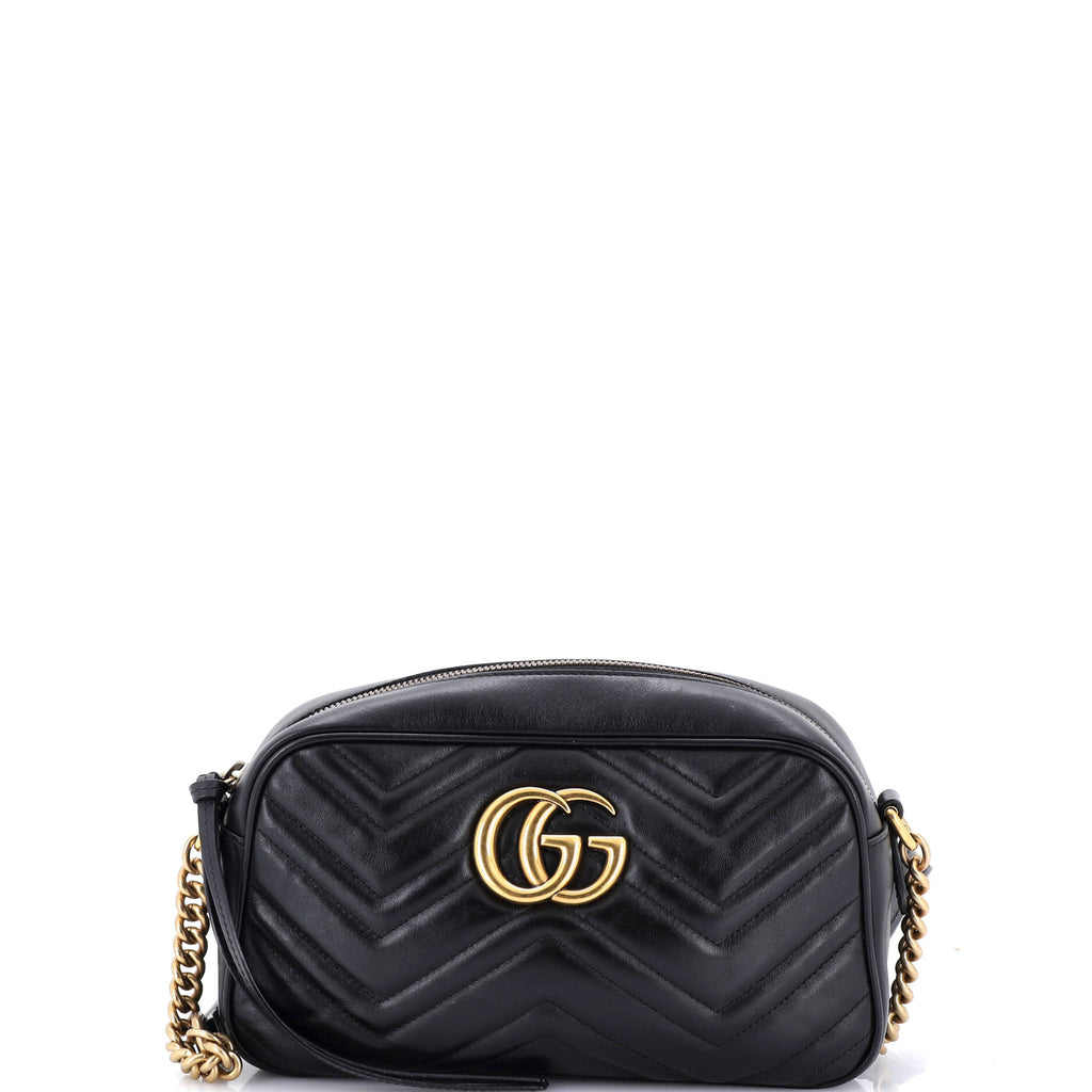 GG Marmont Shoulder Bag Matelasse Leather Small