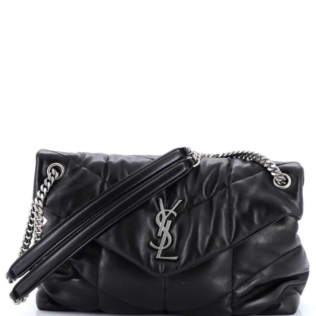 Loulou Puffer Shoulder Bag Quilted Leather Medium