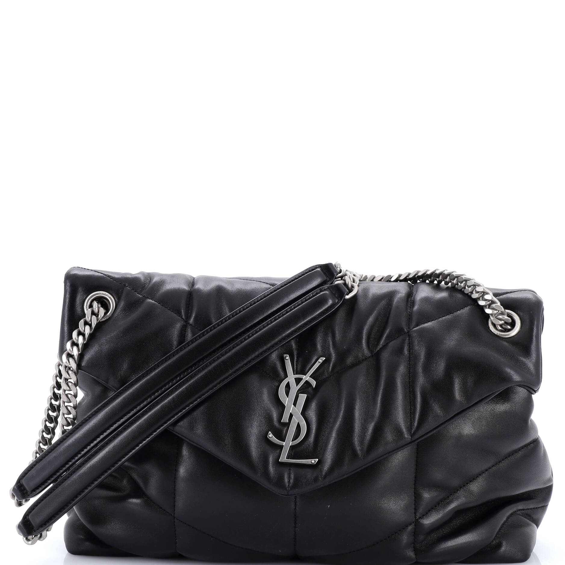 Loulou Puffer Shoulder Bag Quilted Leather Medium