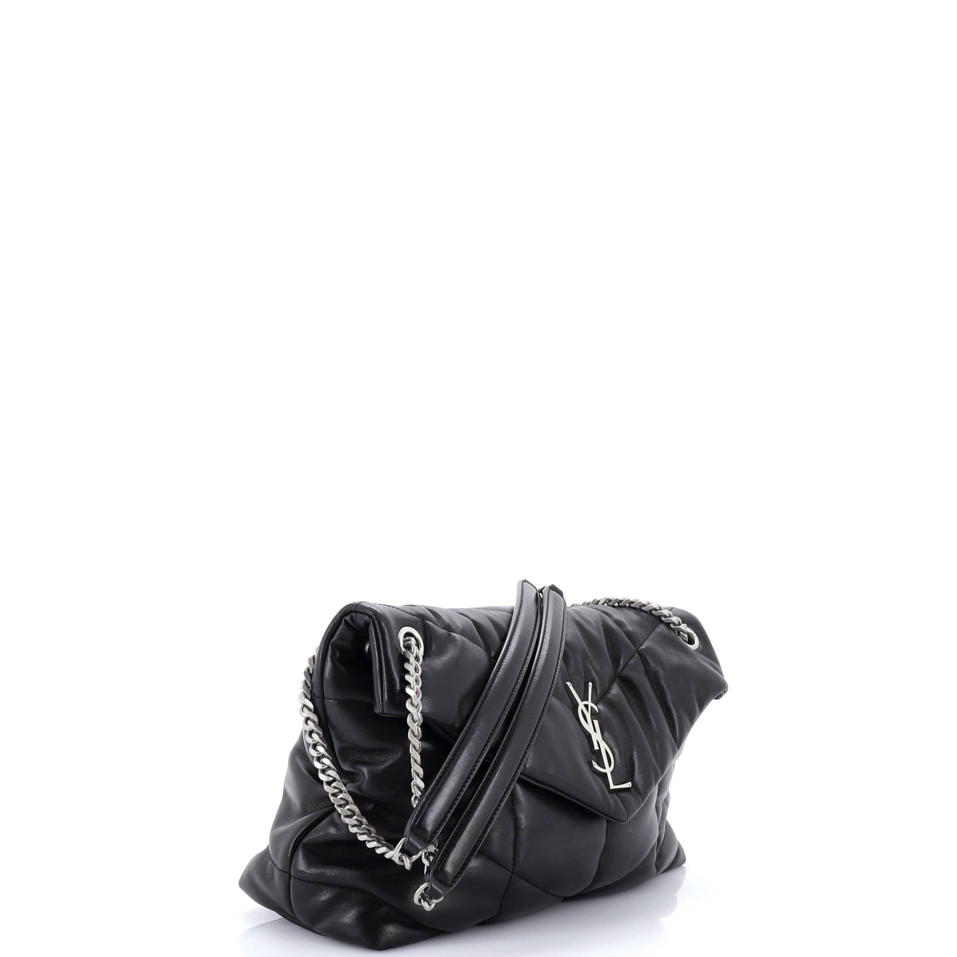 Loulou Puffer Shoulder Bag Quilted Leather Medium
