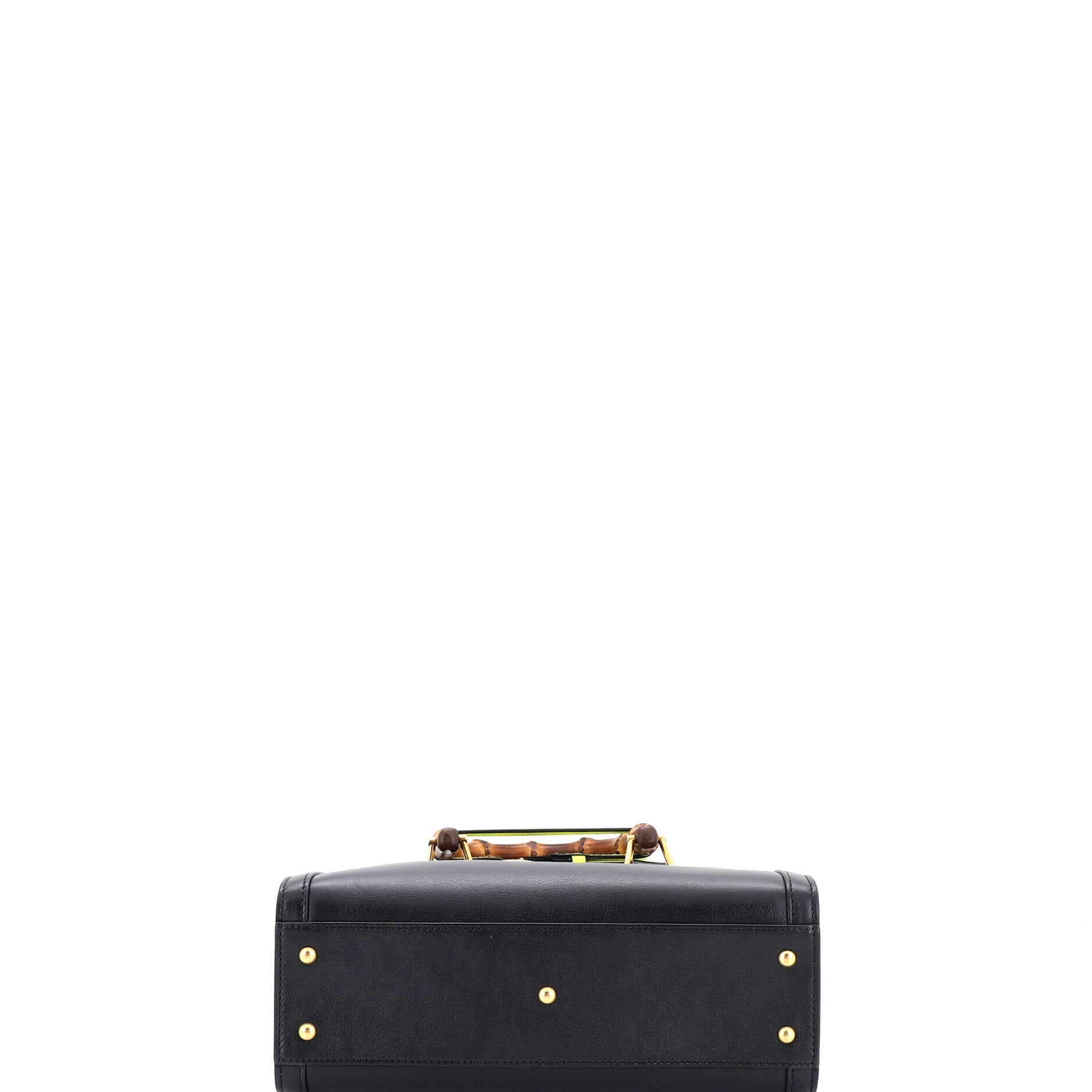 Diana NM Bamboo Handle Tote Leather Small