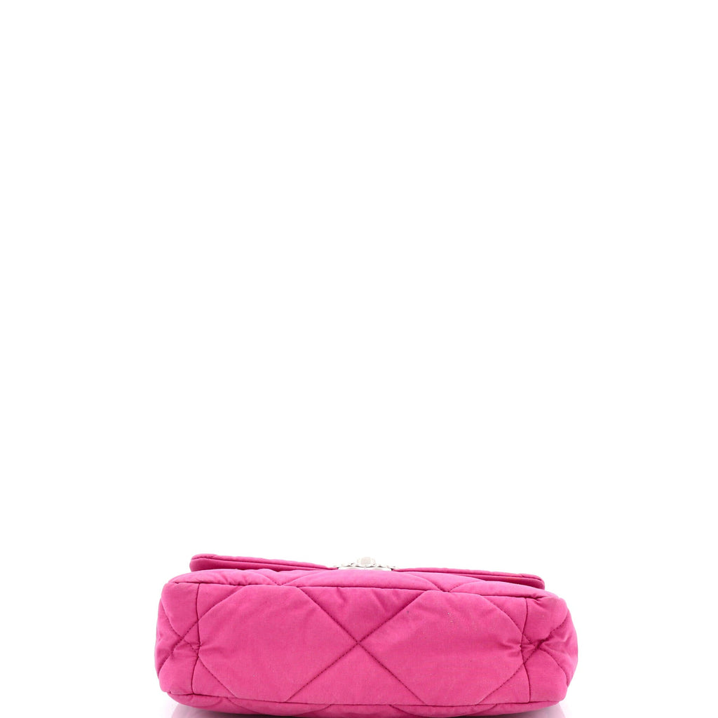 19 Flap Bag Quilted Canvas Medium