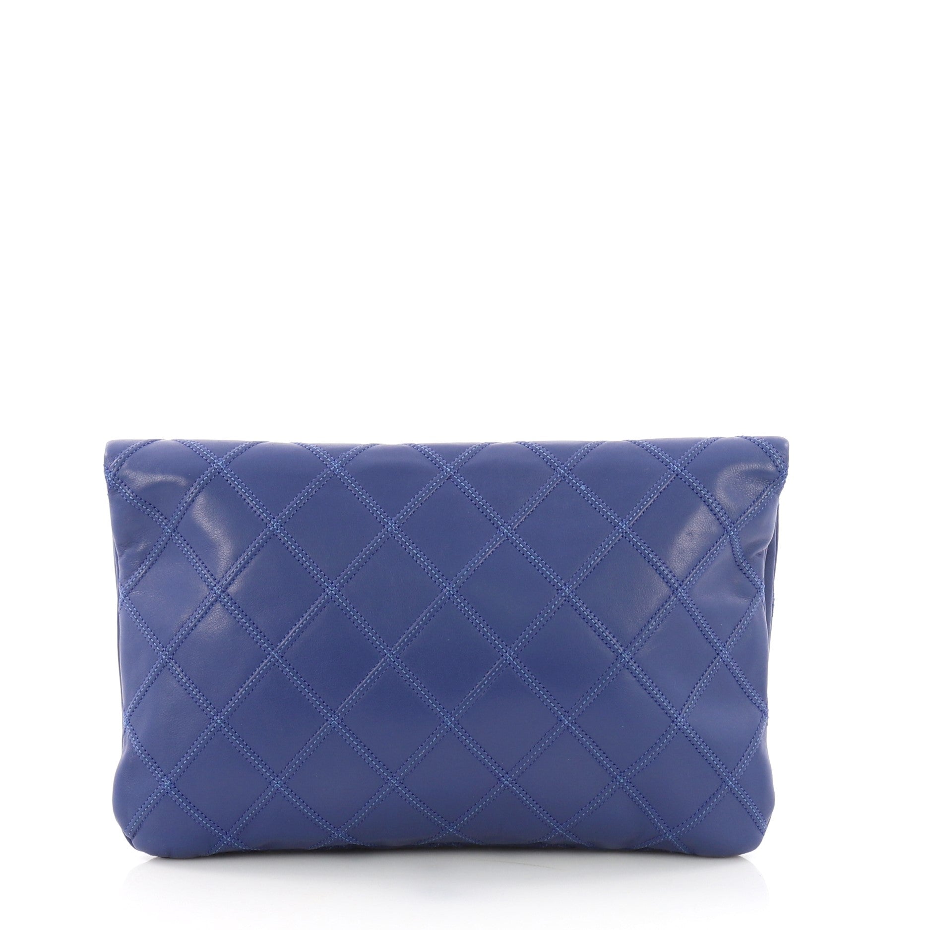 Thin City Clutch Quilted Calfskin Small