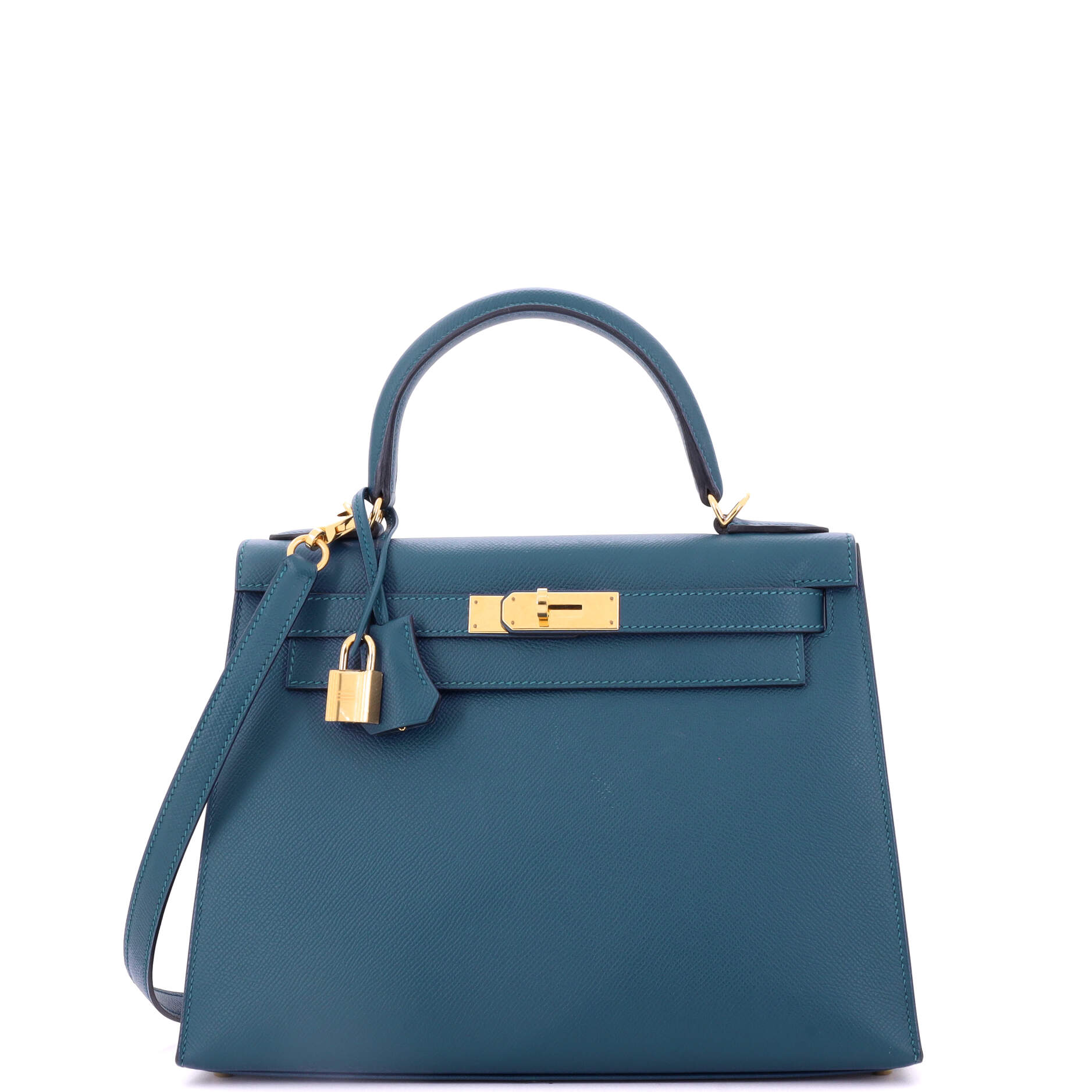 Kelly Handbag Colvert Epsom with Gold Hardware 28