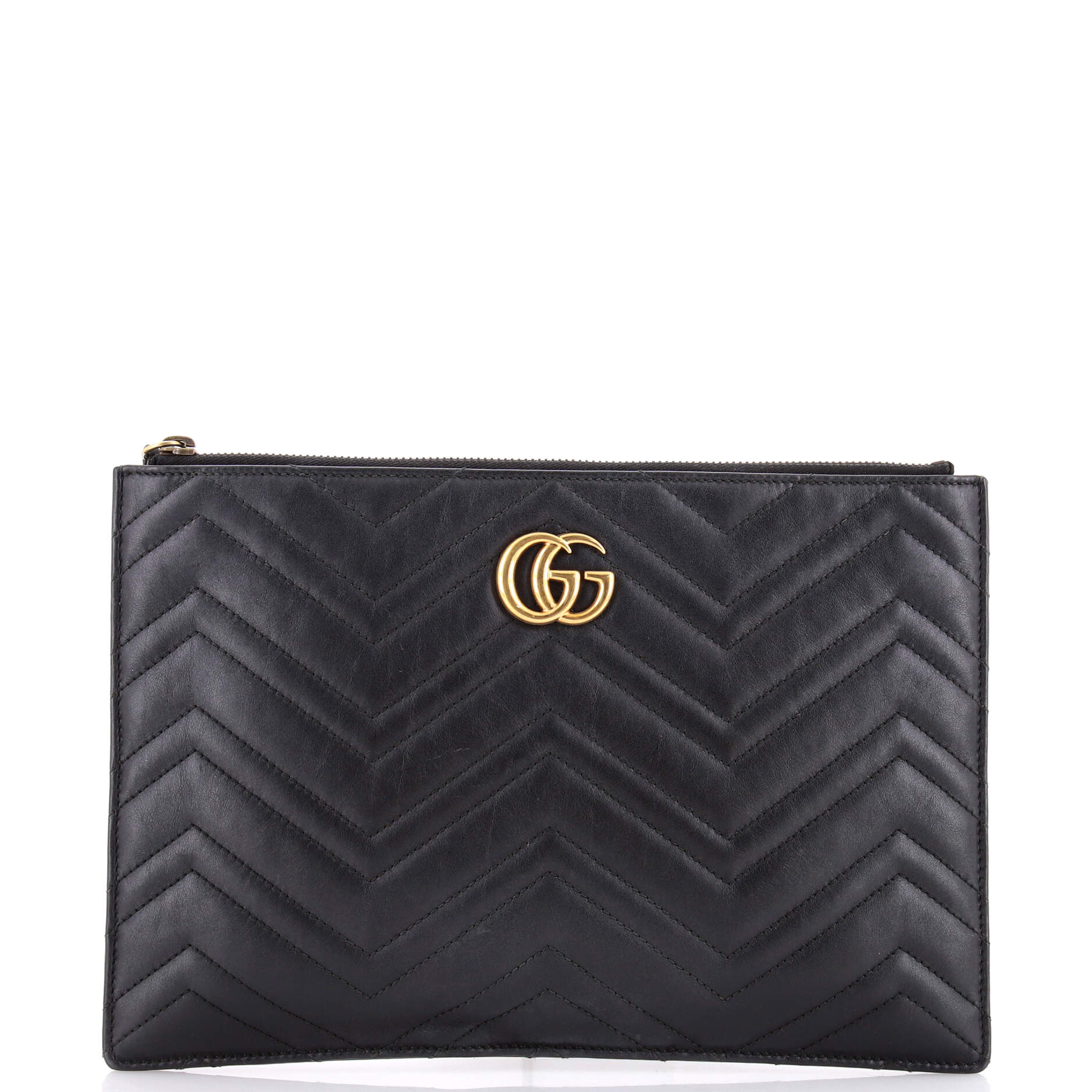 GG Marmont Clutch Matelasse Leather