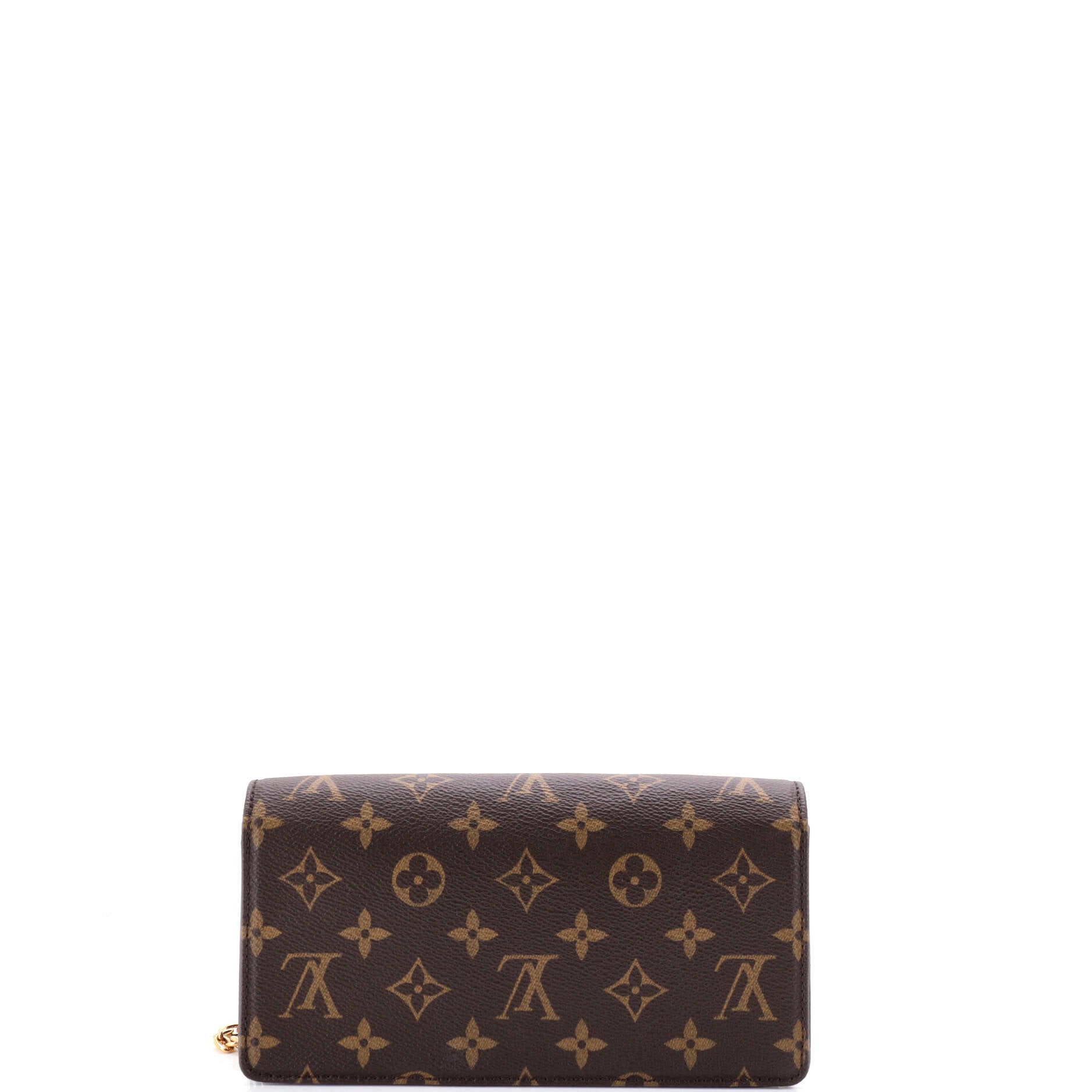Lily Wallet on Chain Monogram Canvas