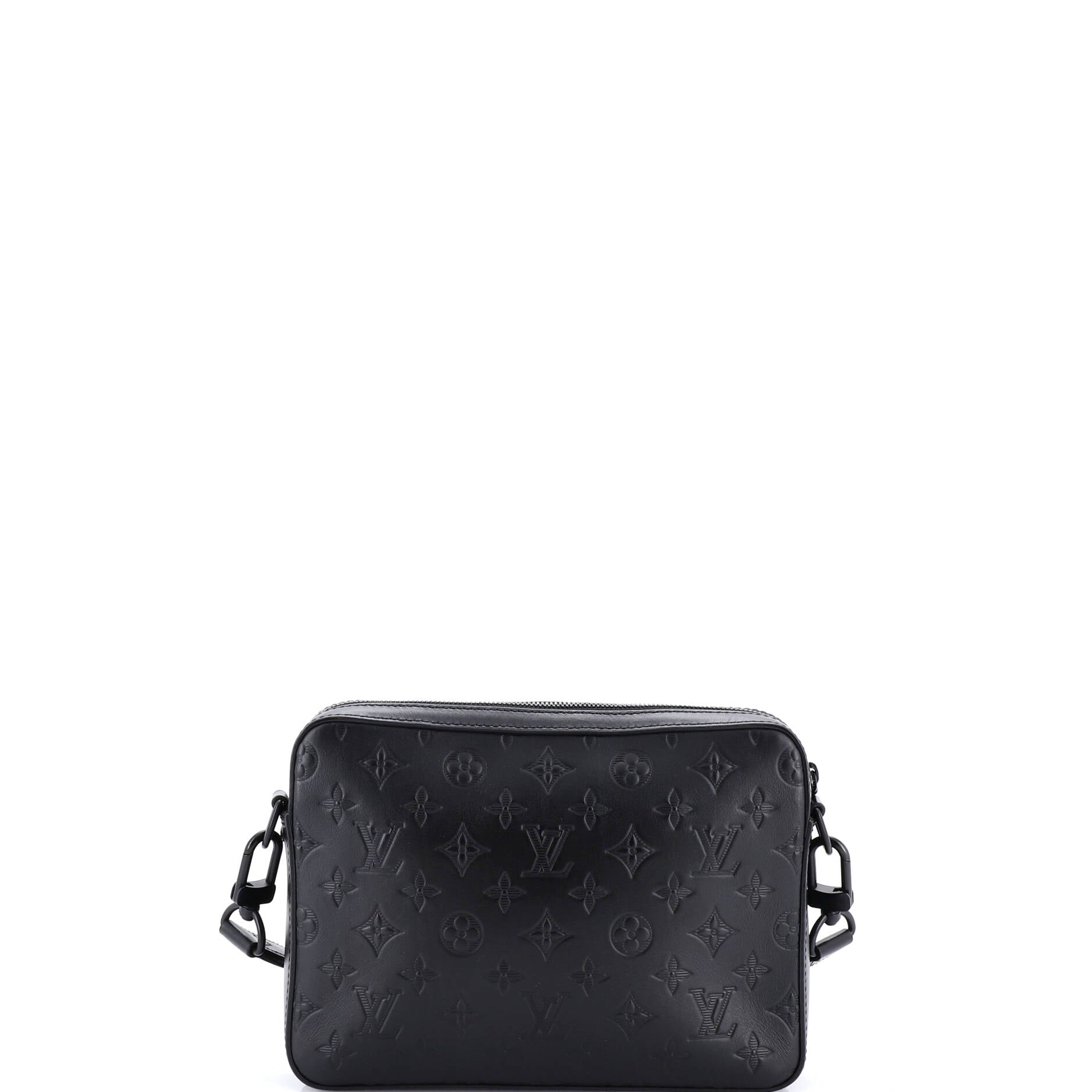 Duo Messenger Bag Monogram Shadow Leather