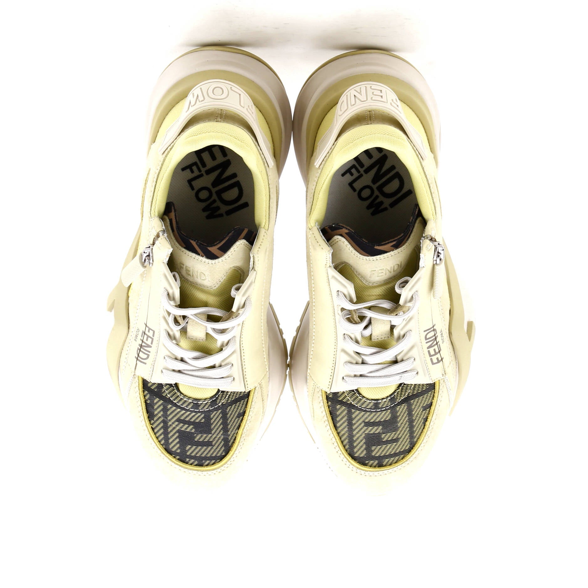 Women's Flow Sneakers Mixed Materials