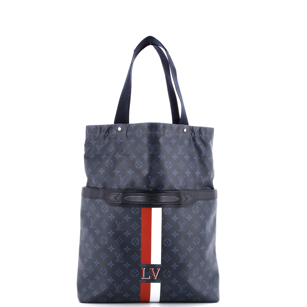 Ultralight Tote Monogram Cobalt Canvas