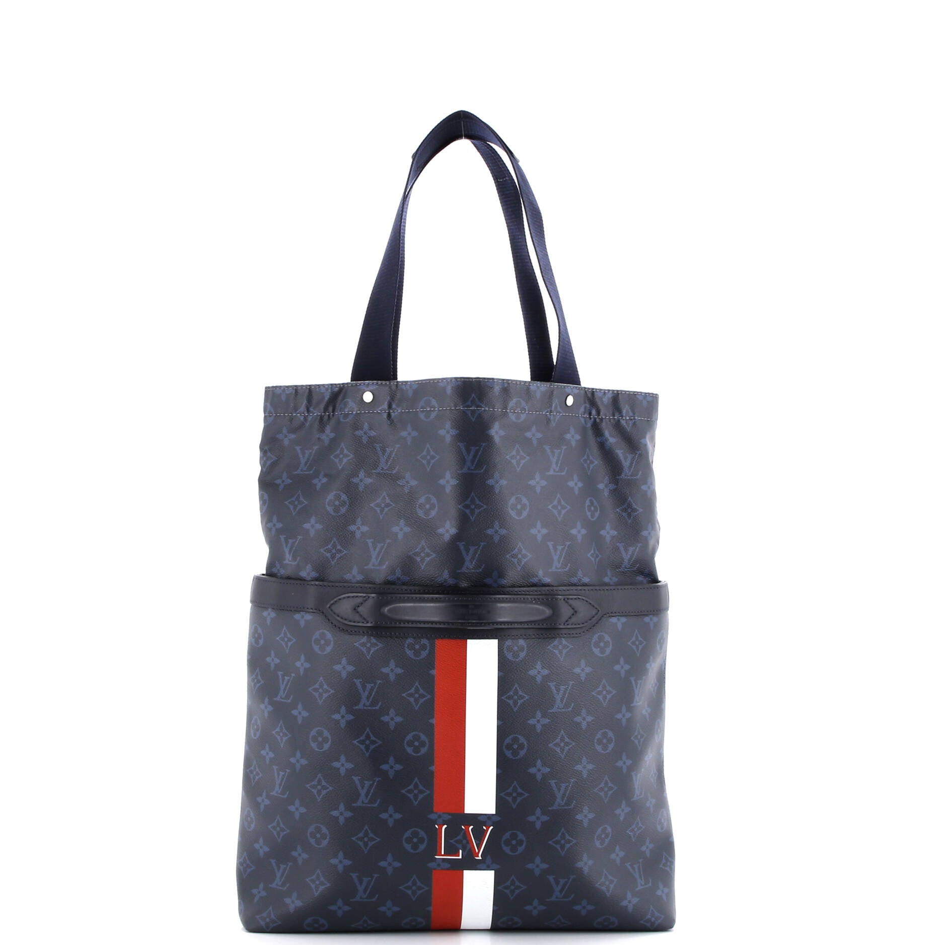 Ultralight Tote Monogram Cobalt Canvas