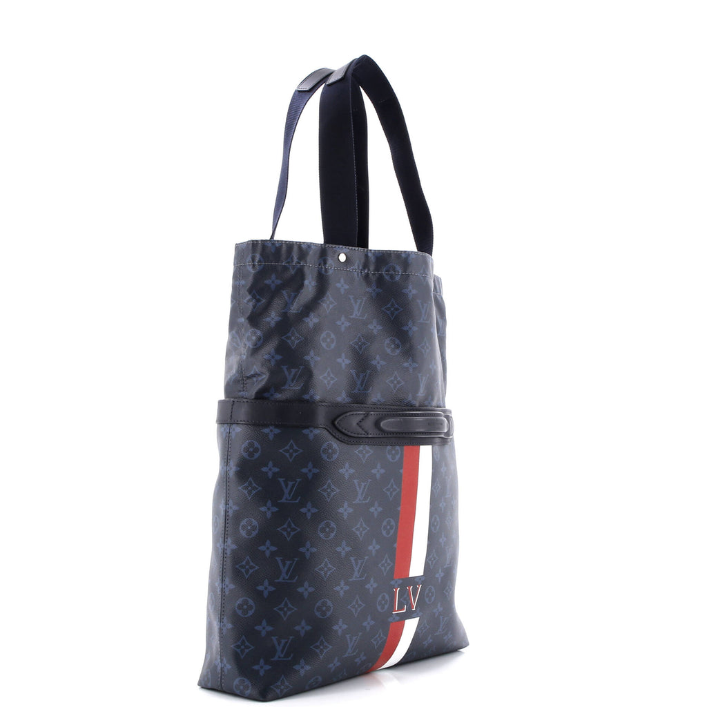 Ultralight Tote Monogram Cobalt Canvas