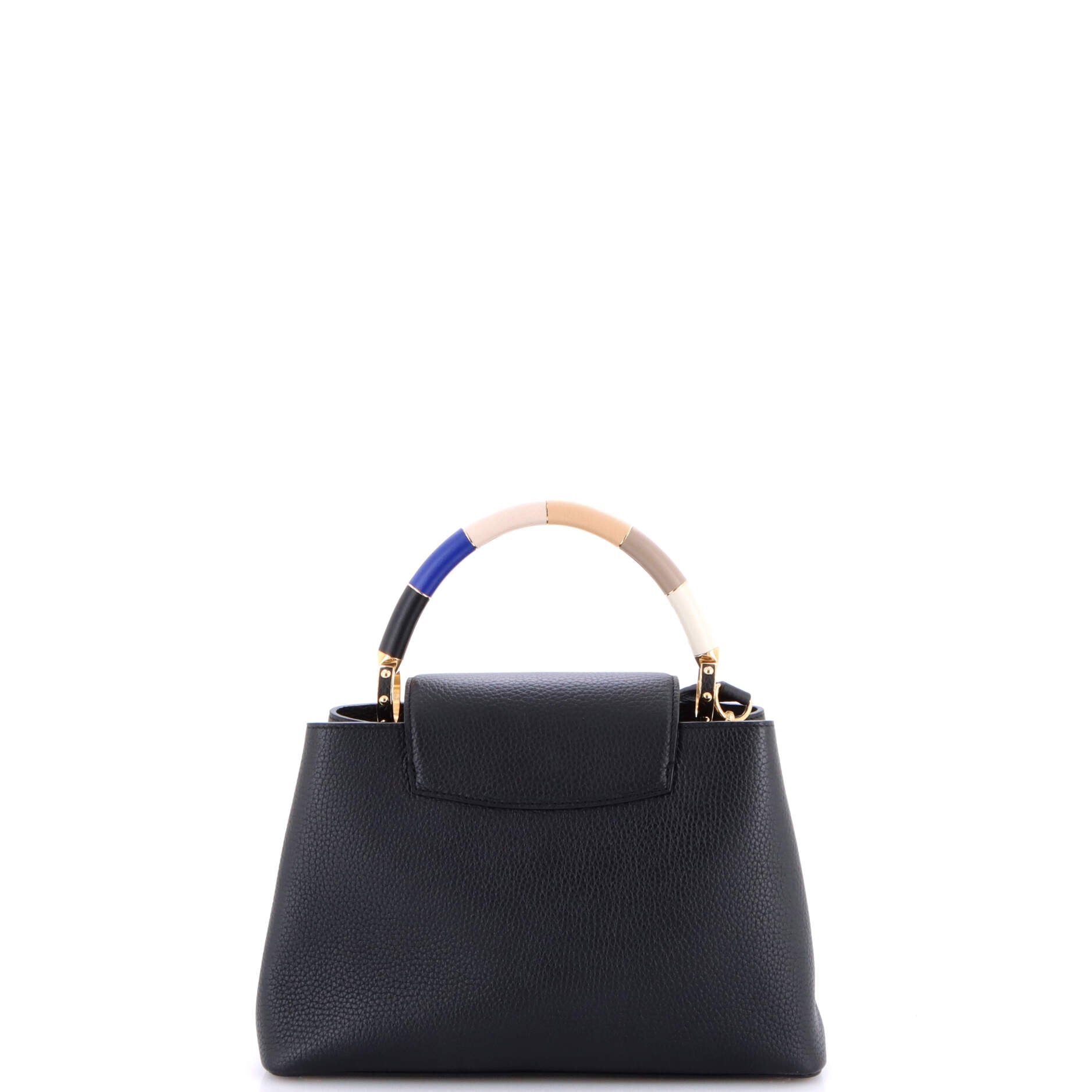 Jewel Handle Capucines Bag Taurillon Leather with Resin PM