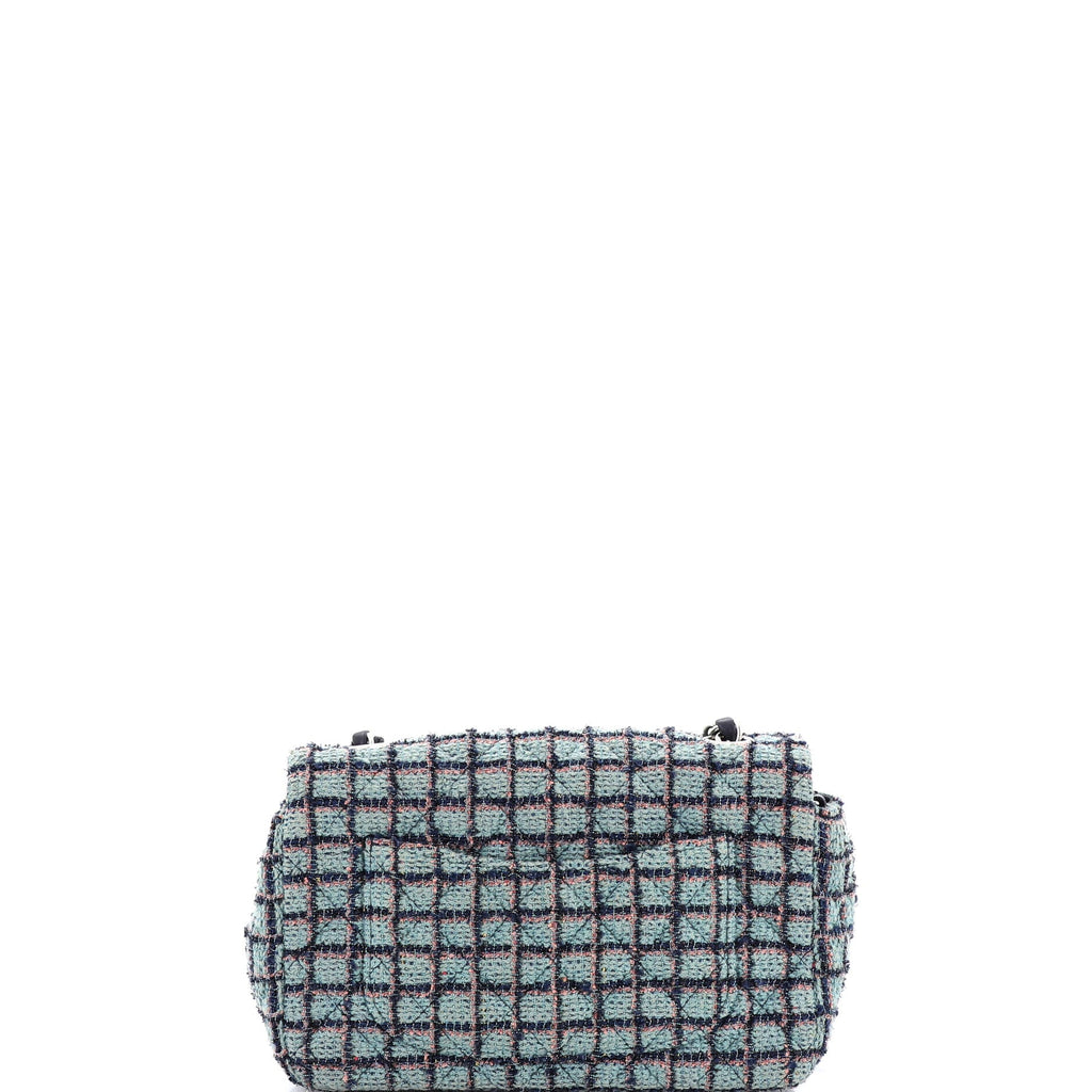 Classic Single Flap Bag Quilted Tweed Mini