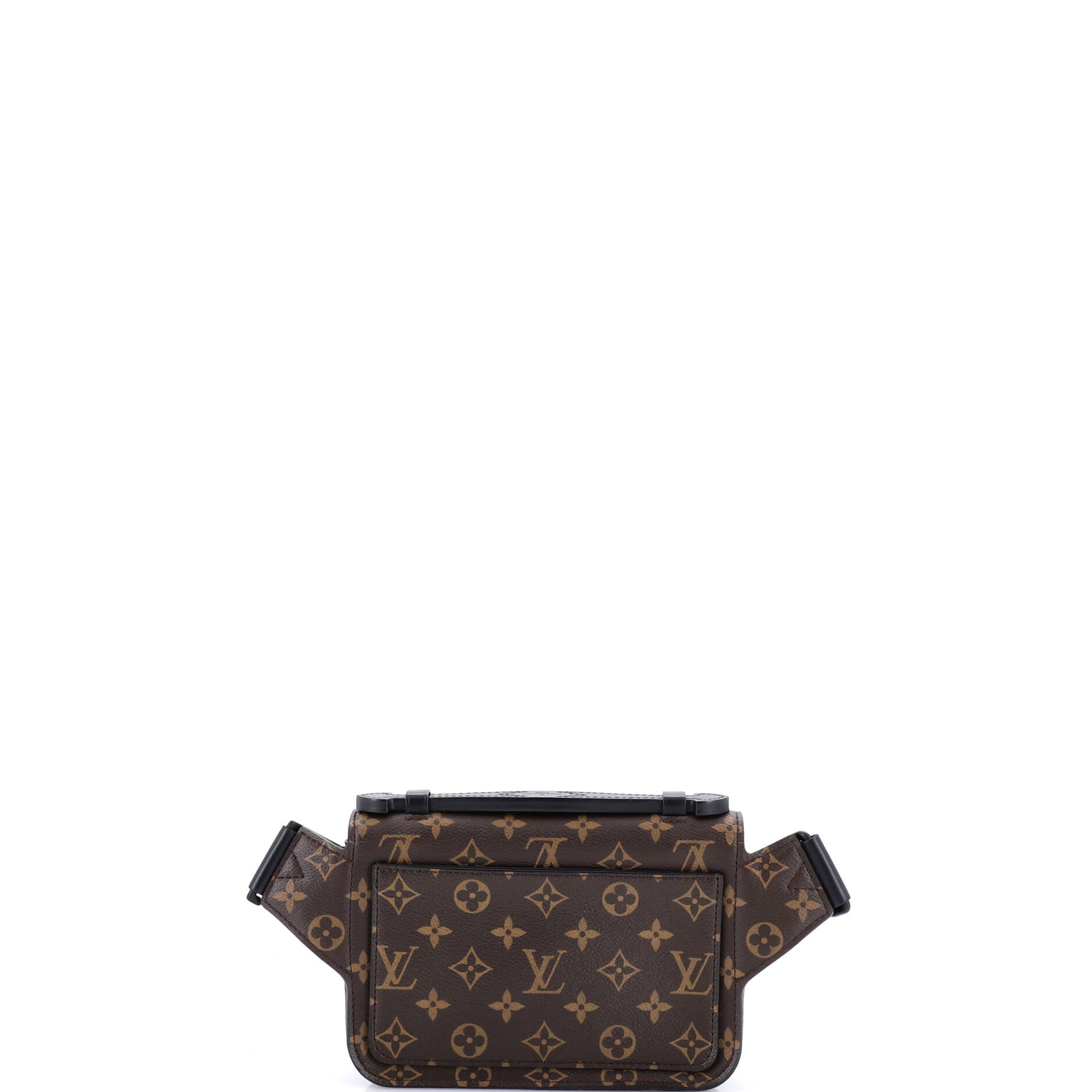 S Lock Sling Bag Macassar Monogram Canvas