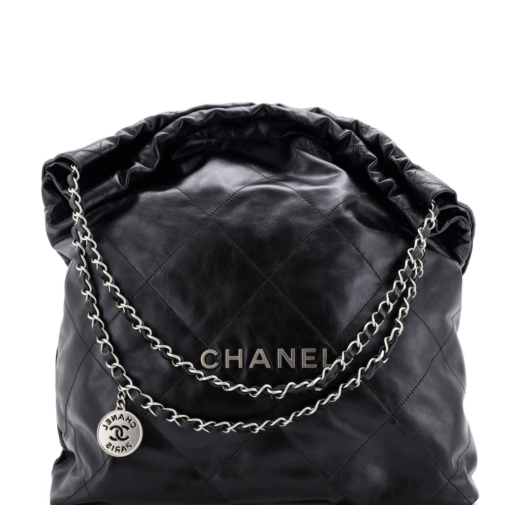 22 Chain Hobo Quilted Calfskin Large