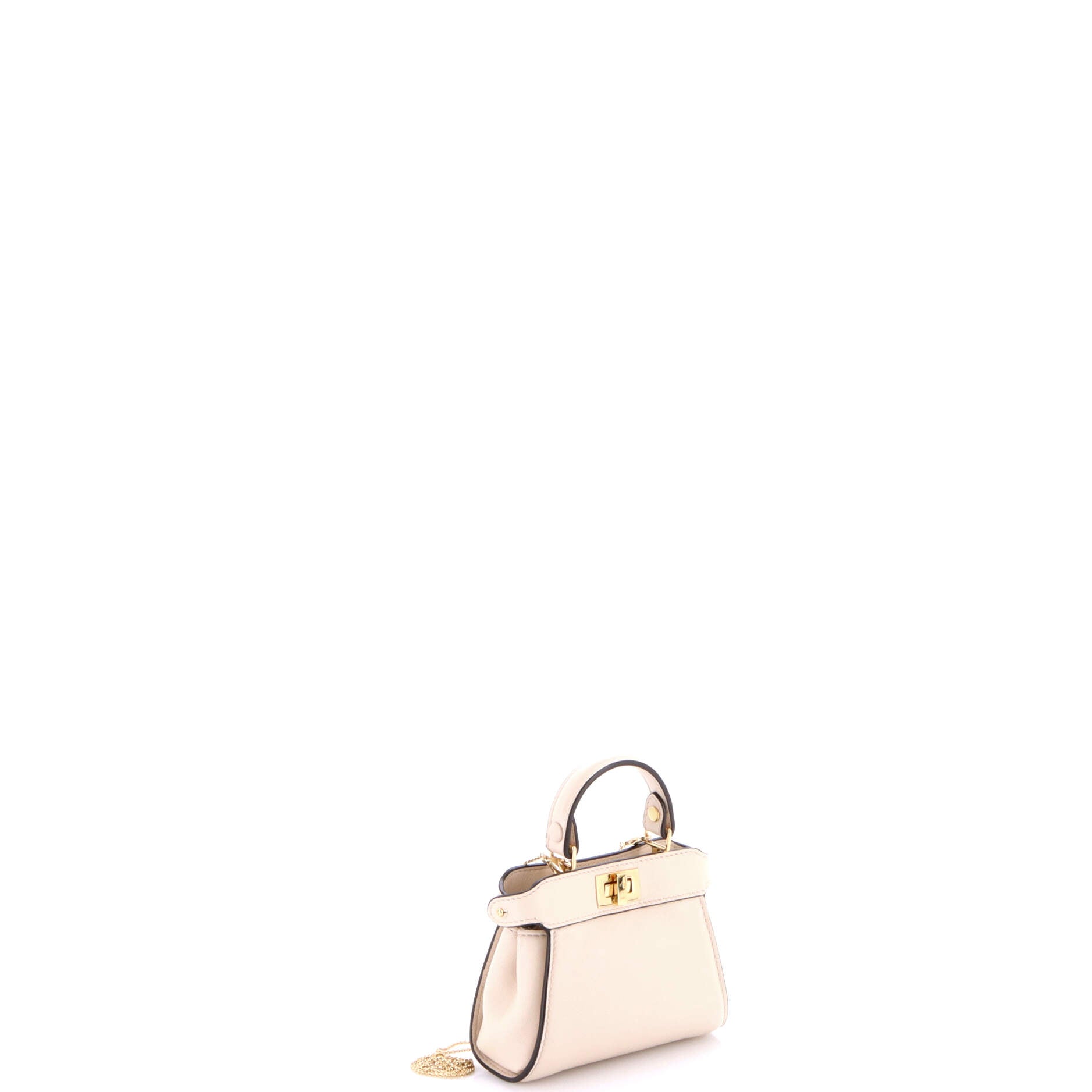 Peekaboo Bag Leather Nano