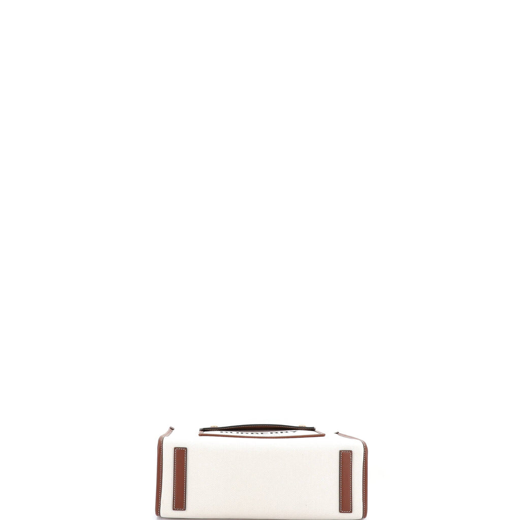 Freya Shopping Tote Canvas with Leather Small