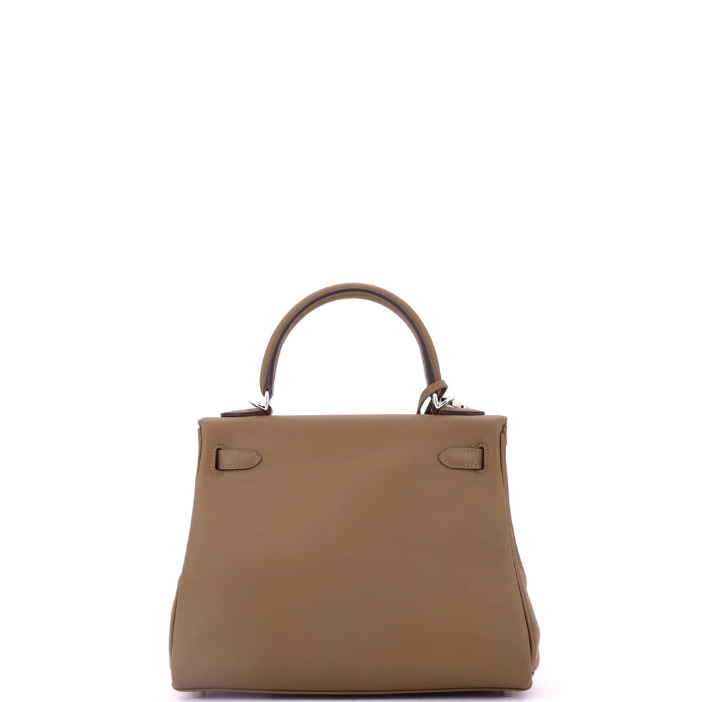 Kelly Handbag Verso Swift with Palladium Hardware 25